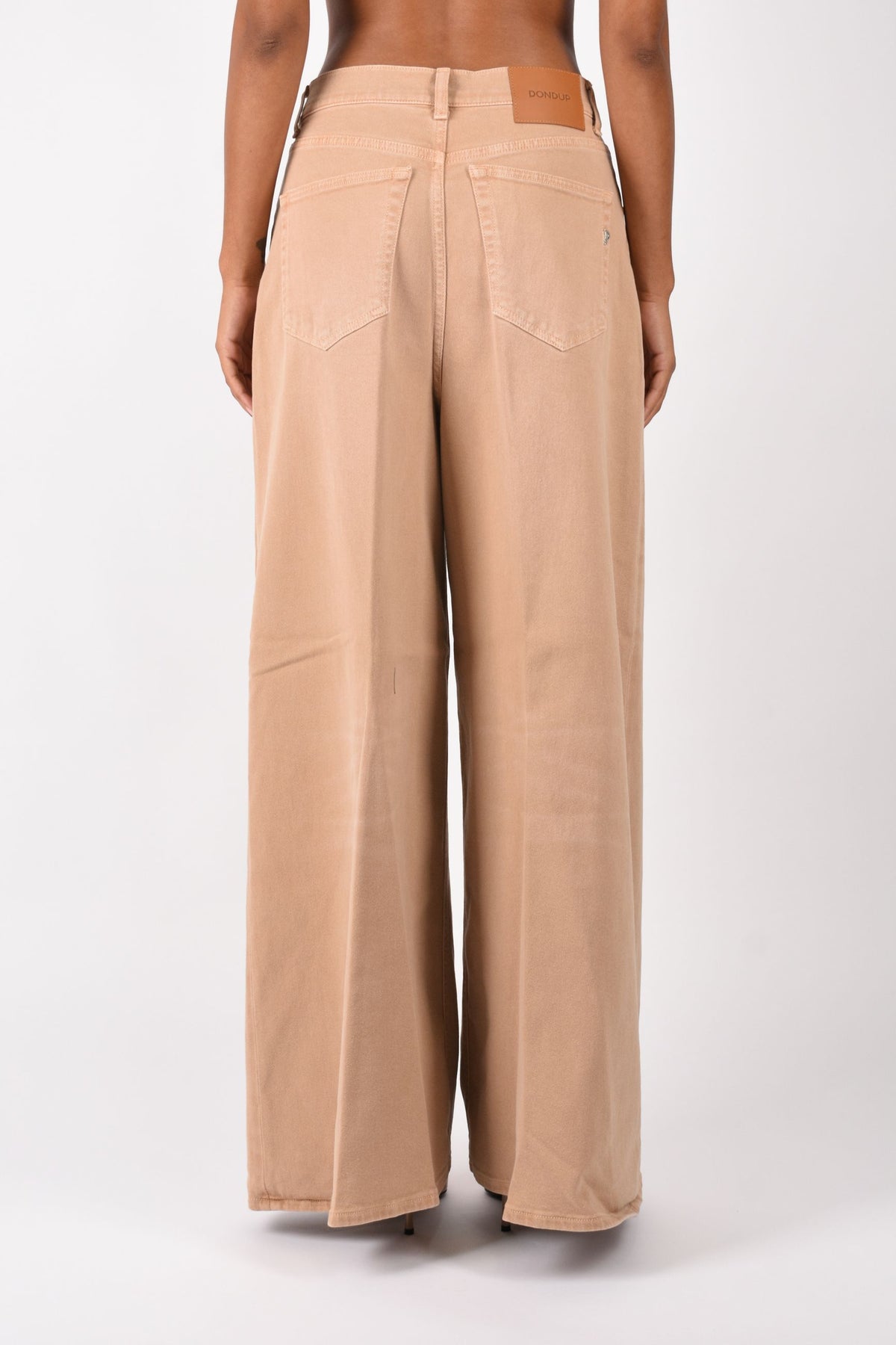 Jeans Maggie wide leg in denim stretch DP853BSE037Y