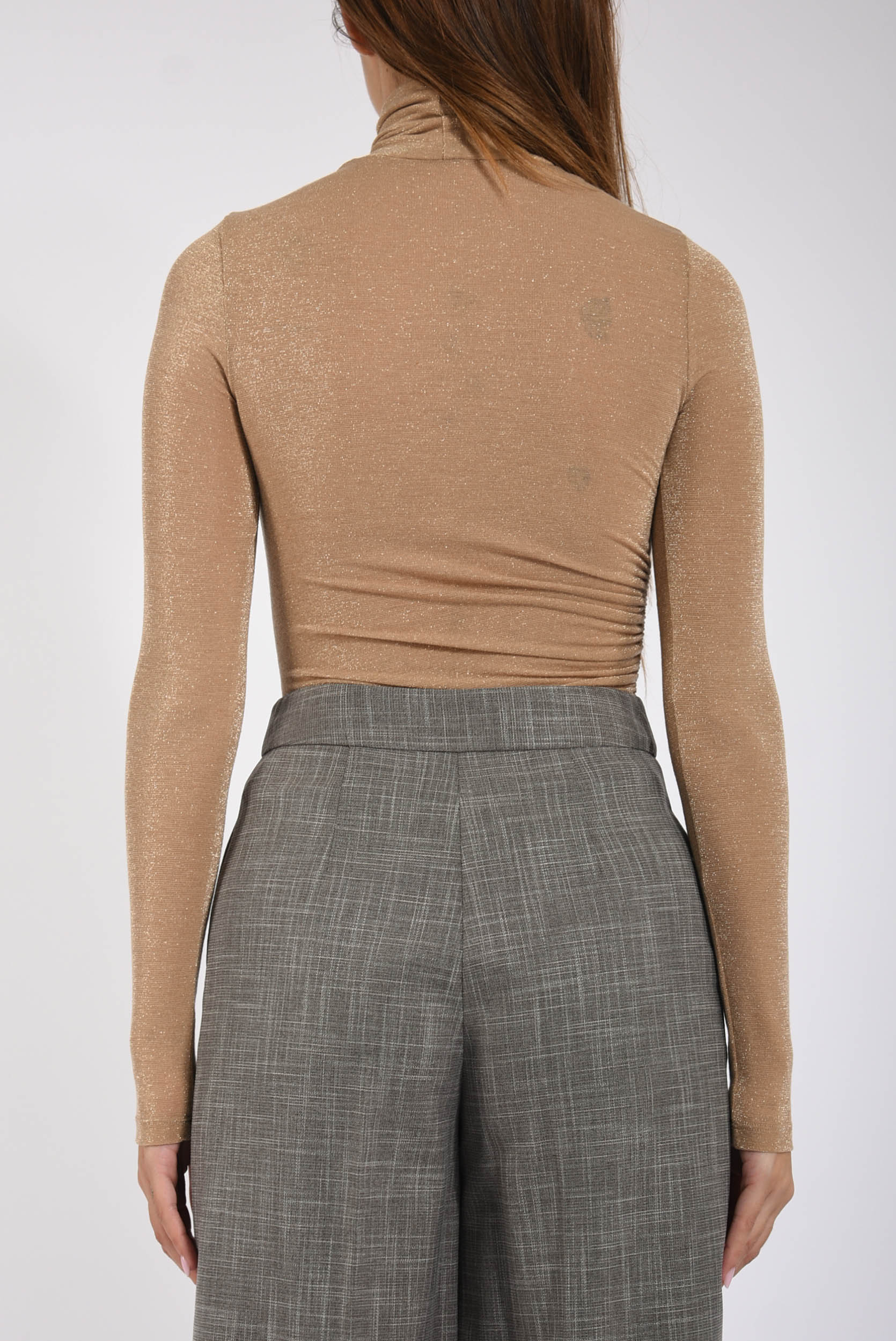 maglia in tulle lurex