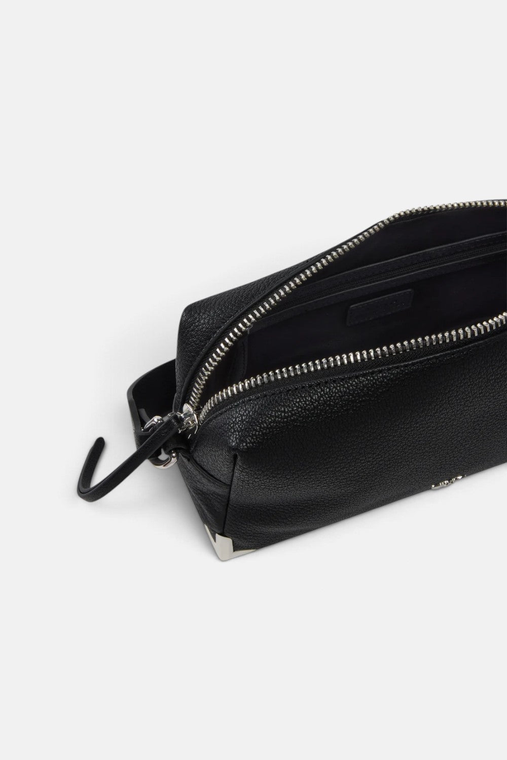 Borsa bauletto a tracolla media in pelle fiore 106761A3CX