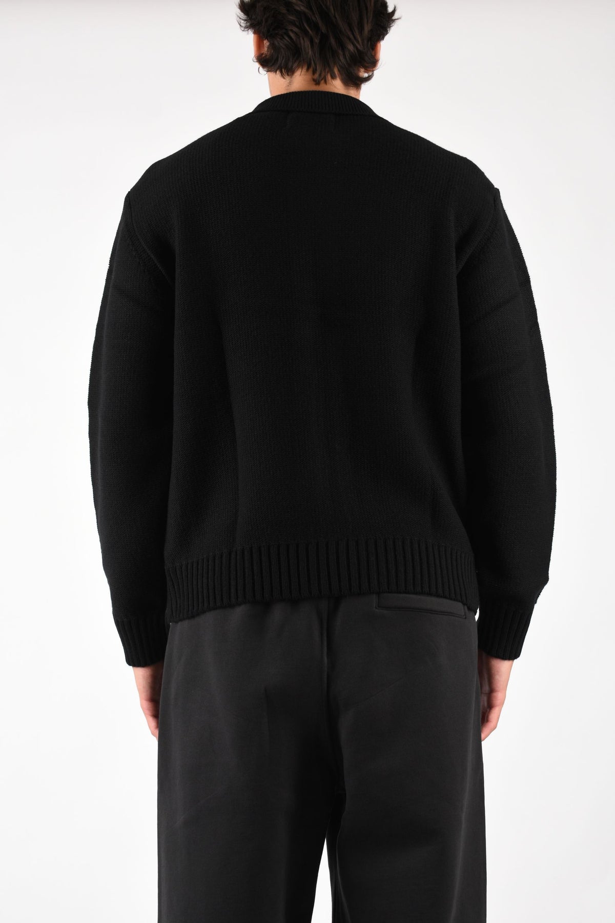 Cardigan stencil zip AW26021K