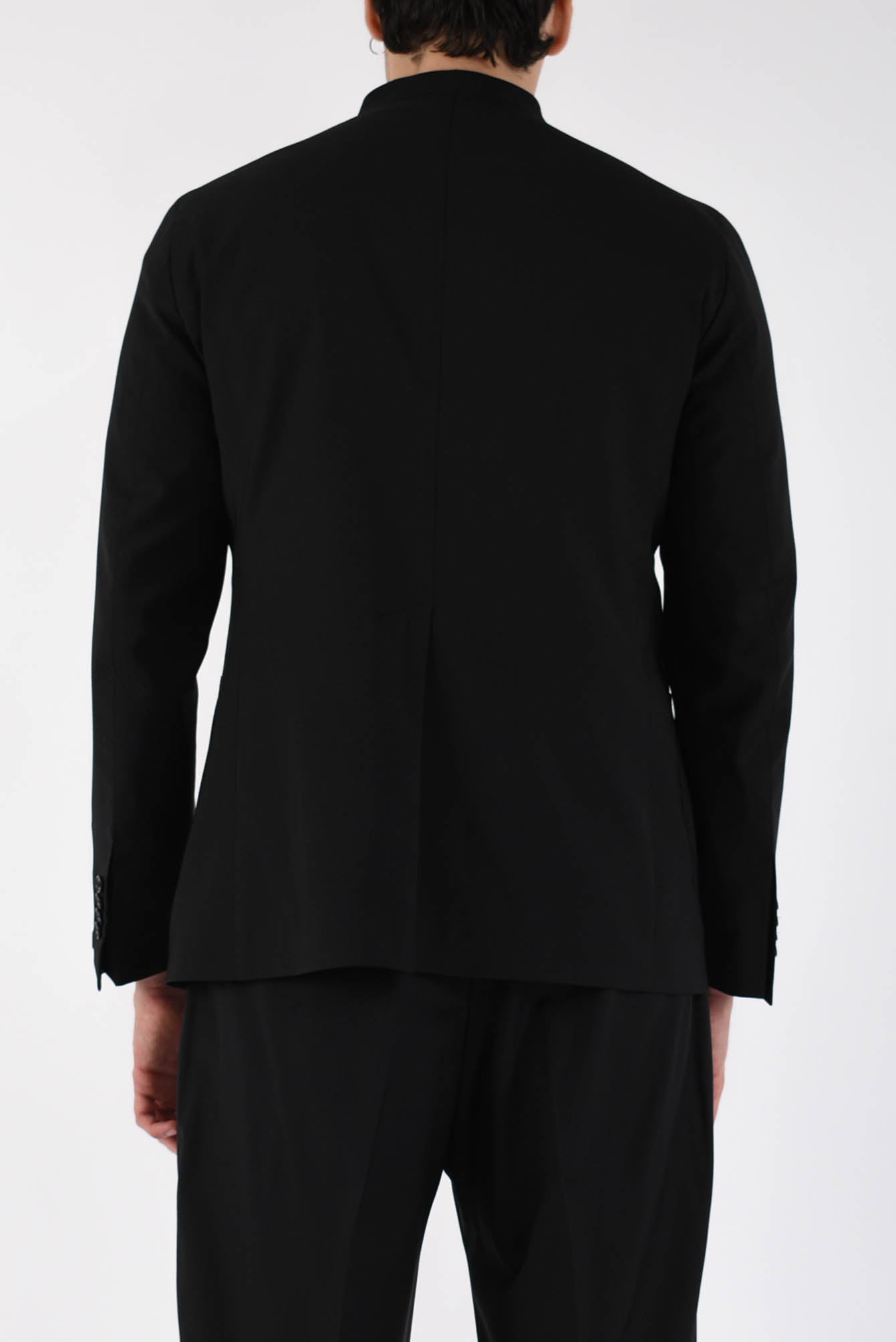 Giacca monopetto in fresco lana