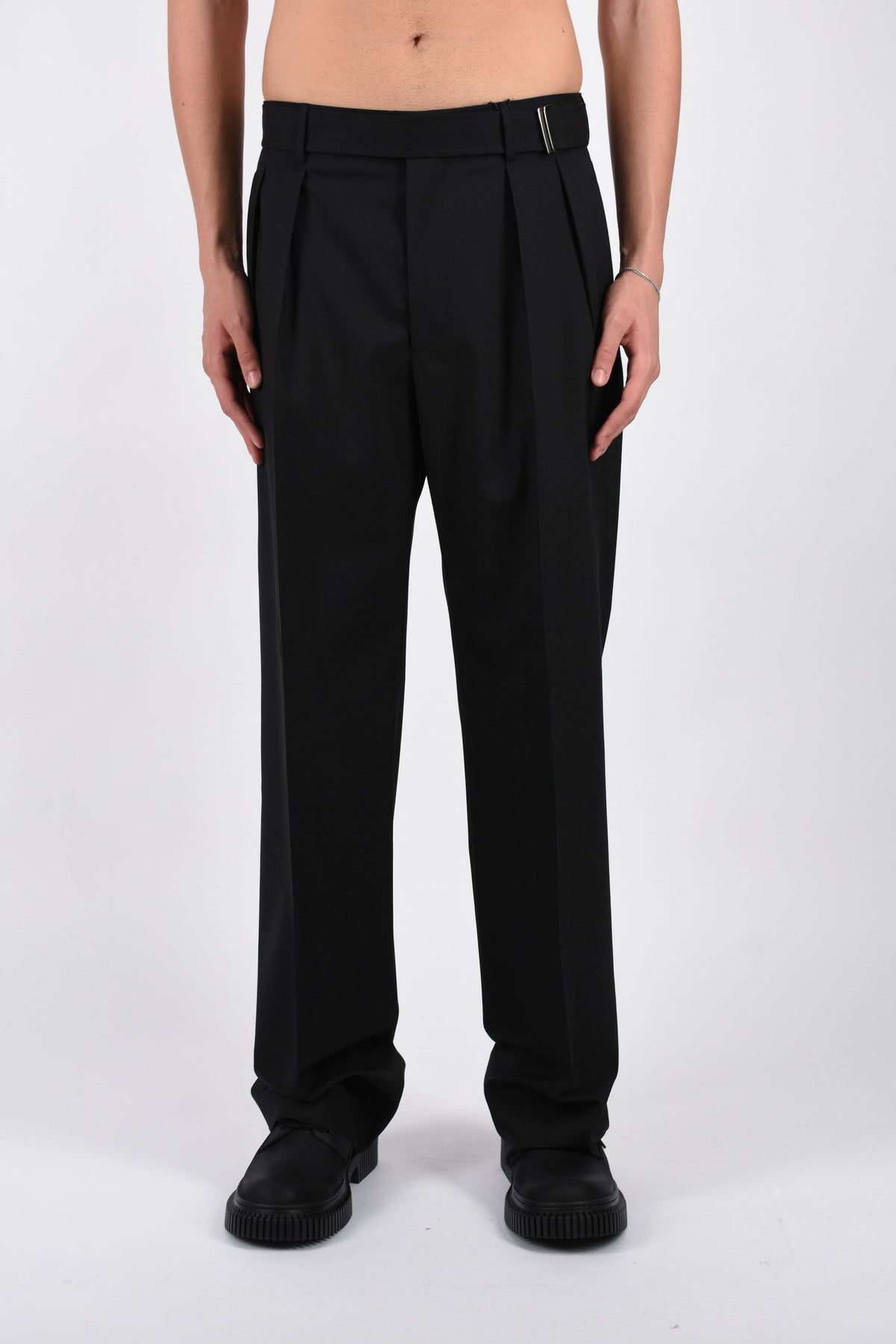 Pantaloni in lana PNEVIL24TGT150166U26I466