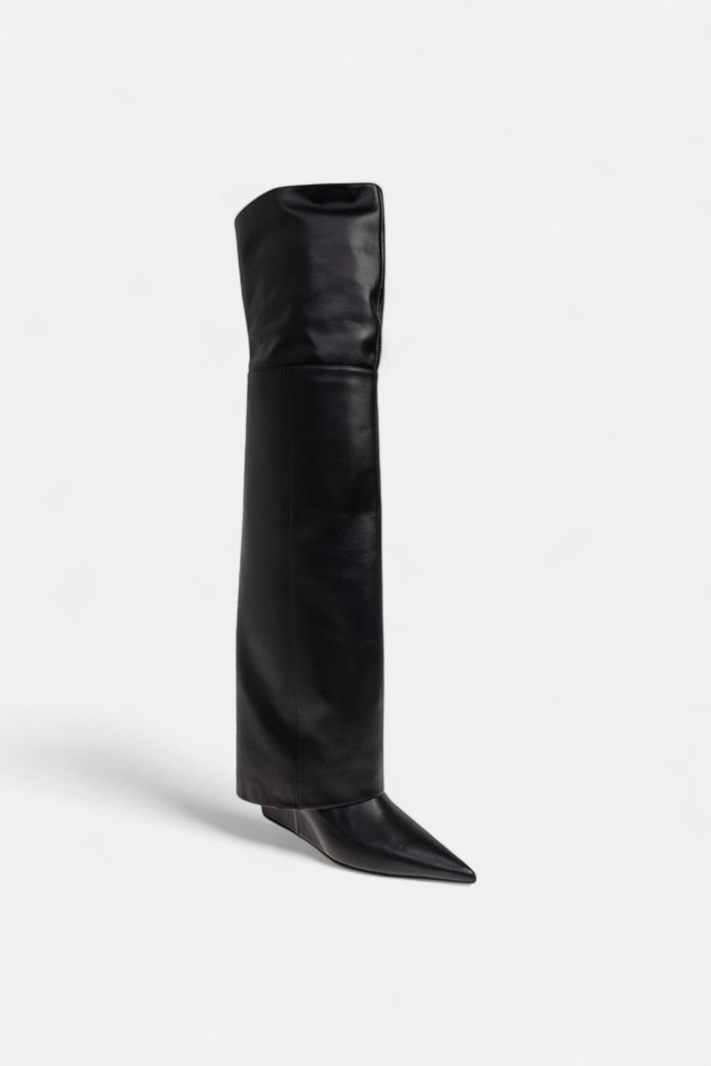 stivali alti in pelle bardo