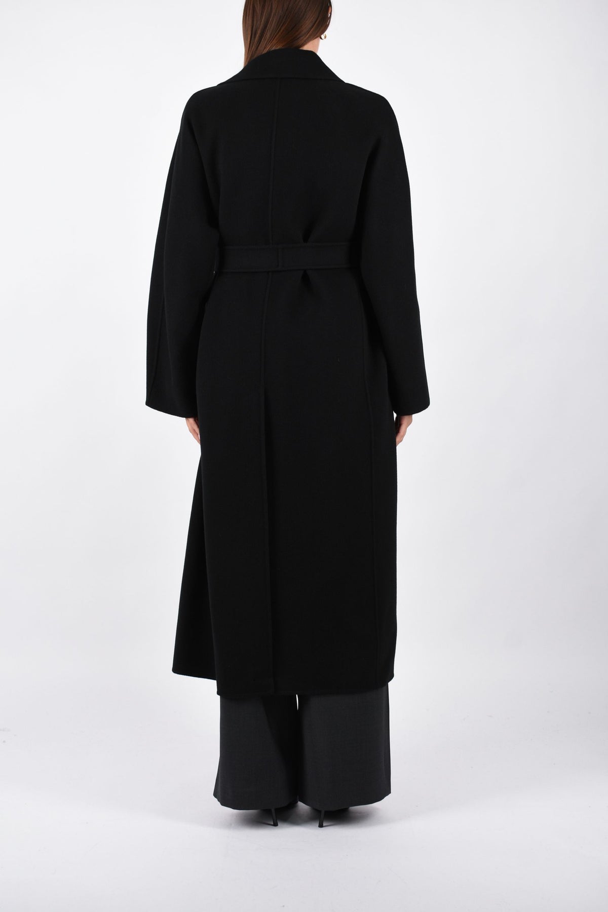 Cappotto lungo a vestaglia in drap di lana SMMPENELOPE 2629016121600