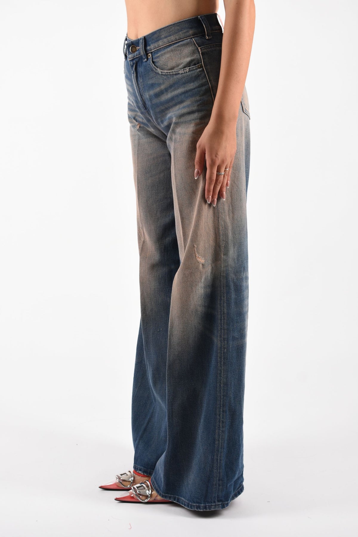 Jeans flare vita media 1978, D-Akemi A0362409P37