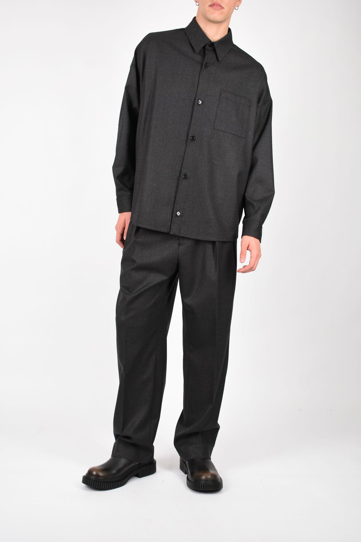 Camicia haler in fresco lana BA-HALER17-WFS