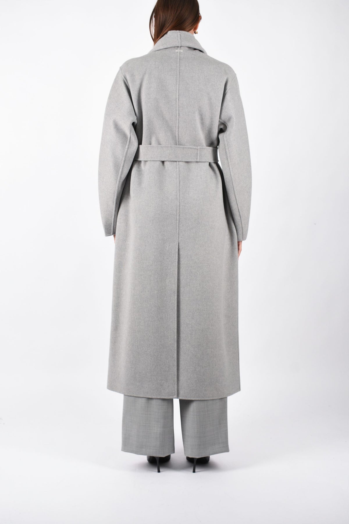 Cappotto a vestaglia in lana double SMMANNA 2629016043600