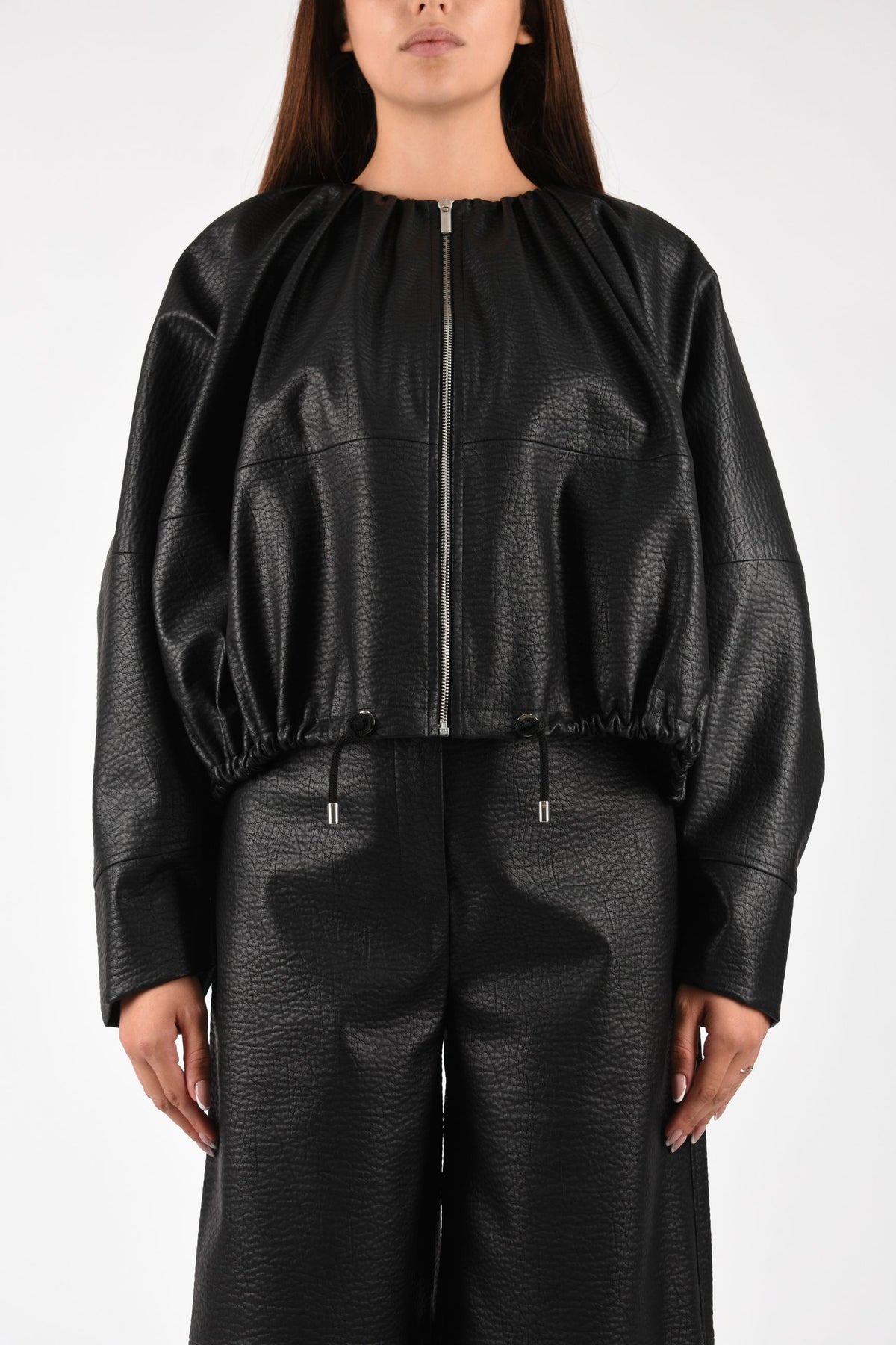 GIACCA BOMBER IN ECOPELLE M6IR01