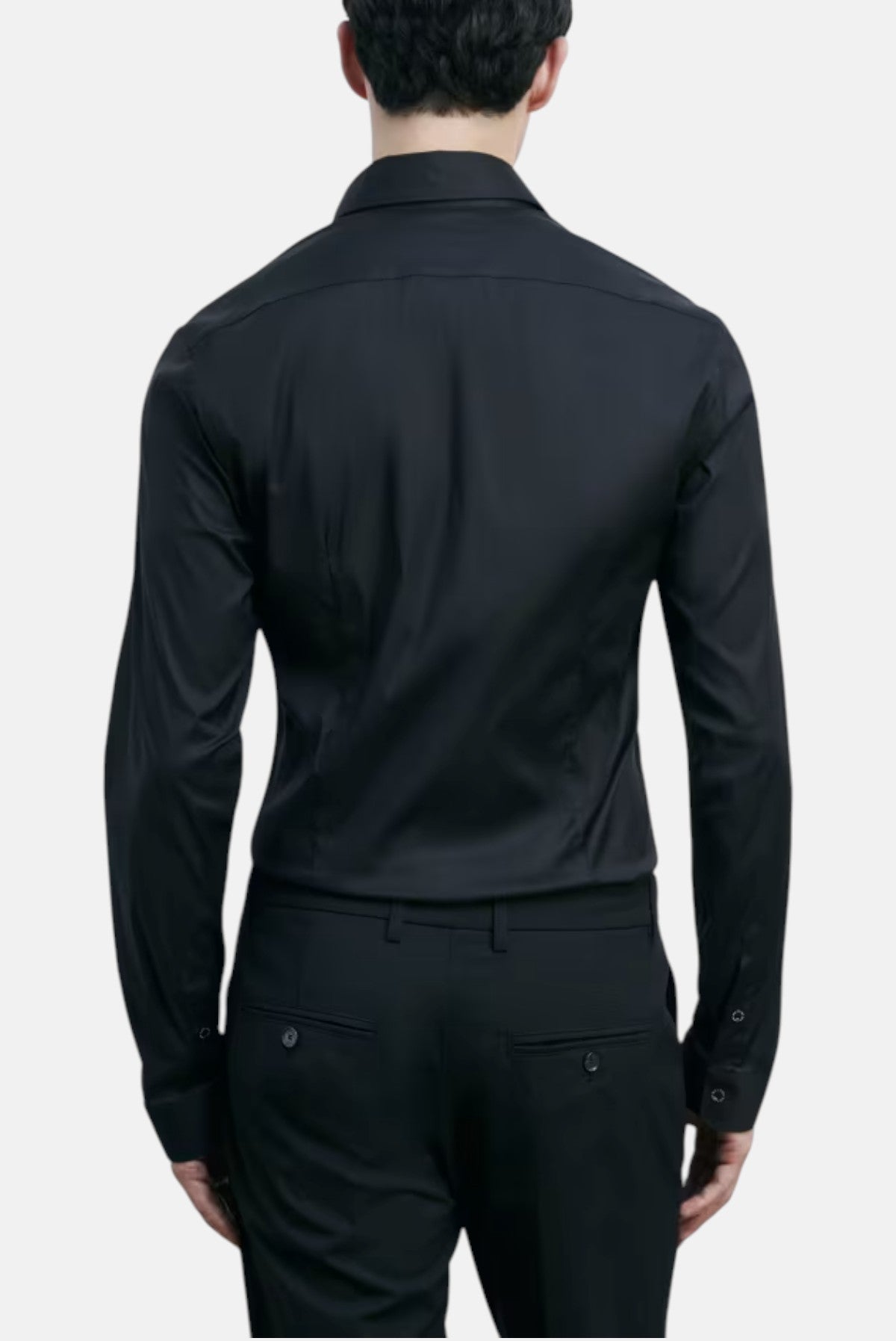 Camicia in popeline strech