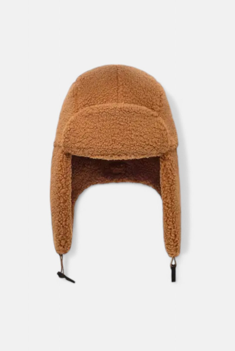 cappello in pile modello trapper