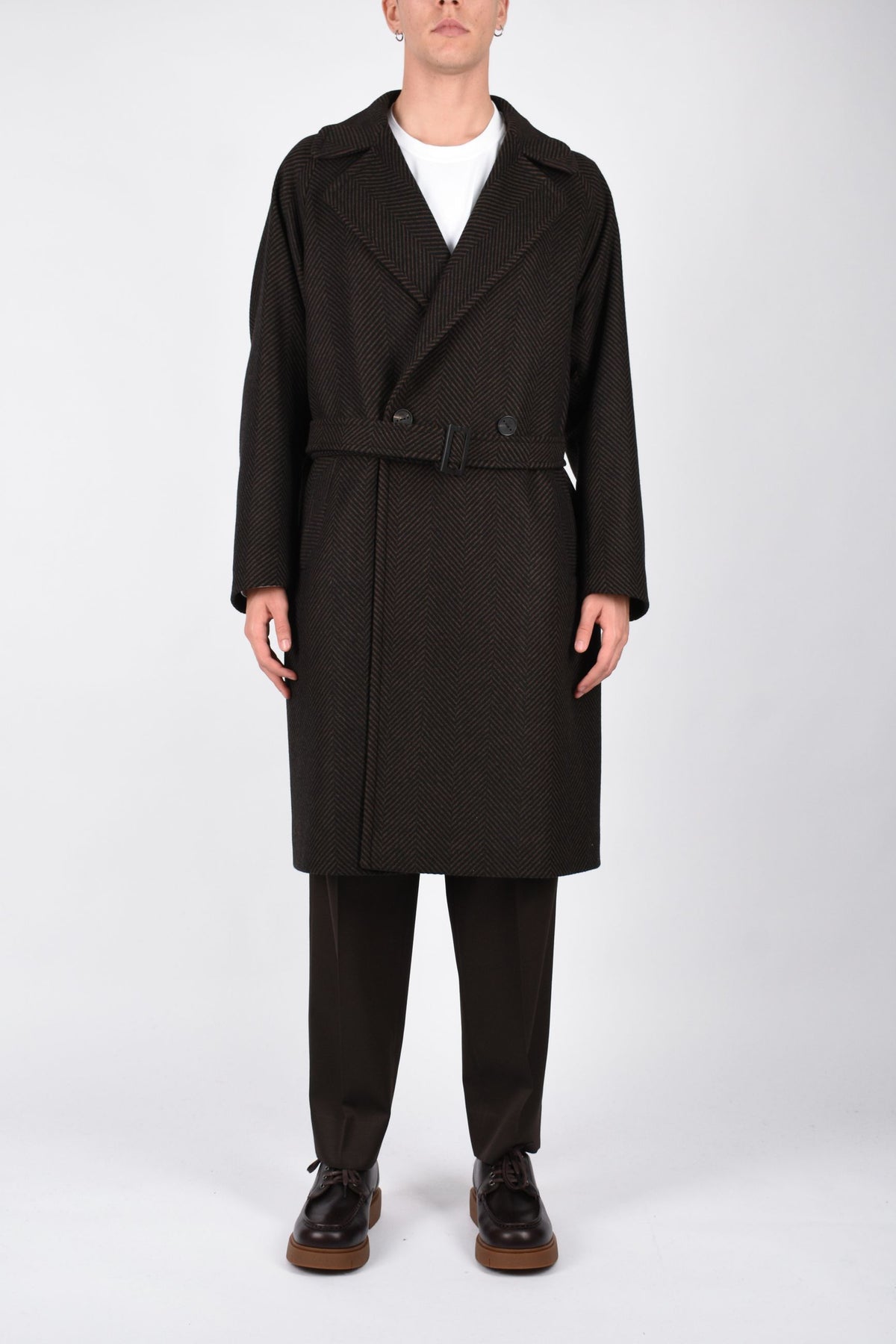 Cappotto doppiopetto manica raglan BRINDISIQM734