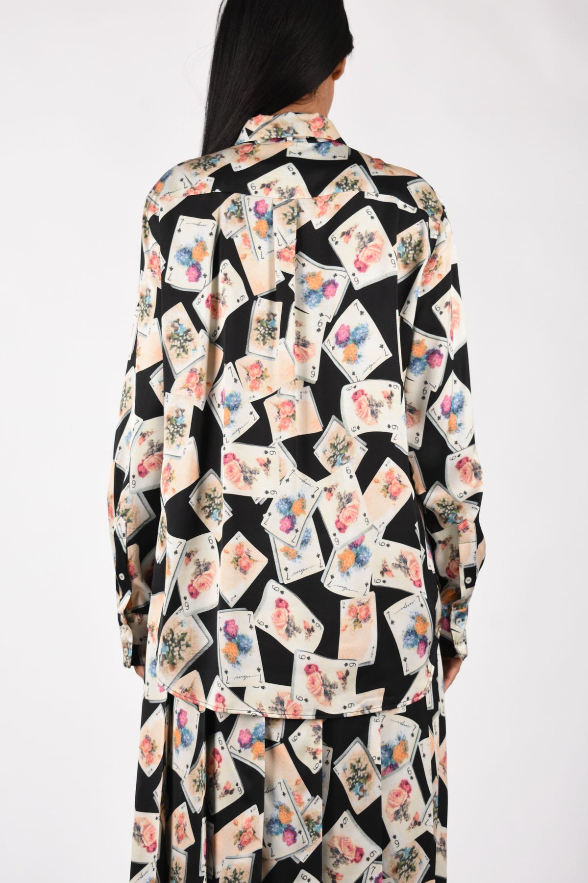 Camicia stampata con Sciarpa 4141MDE19C267626