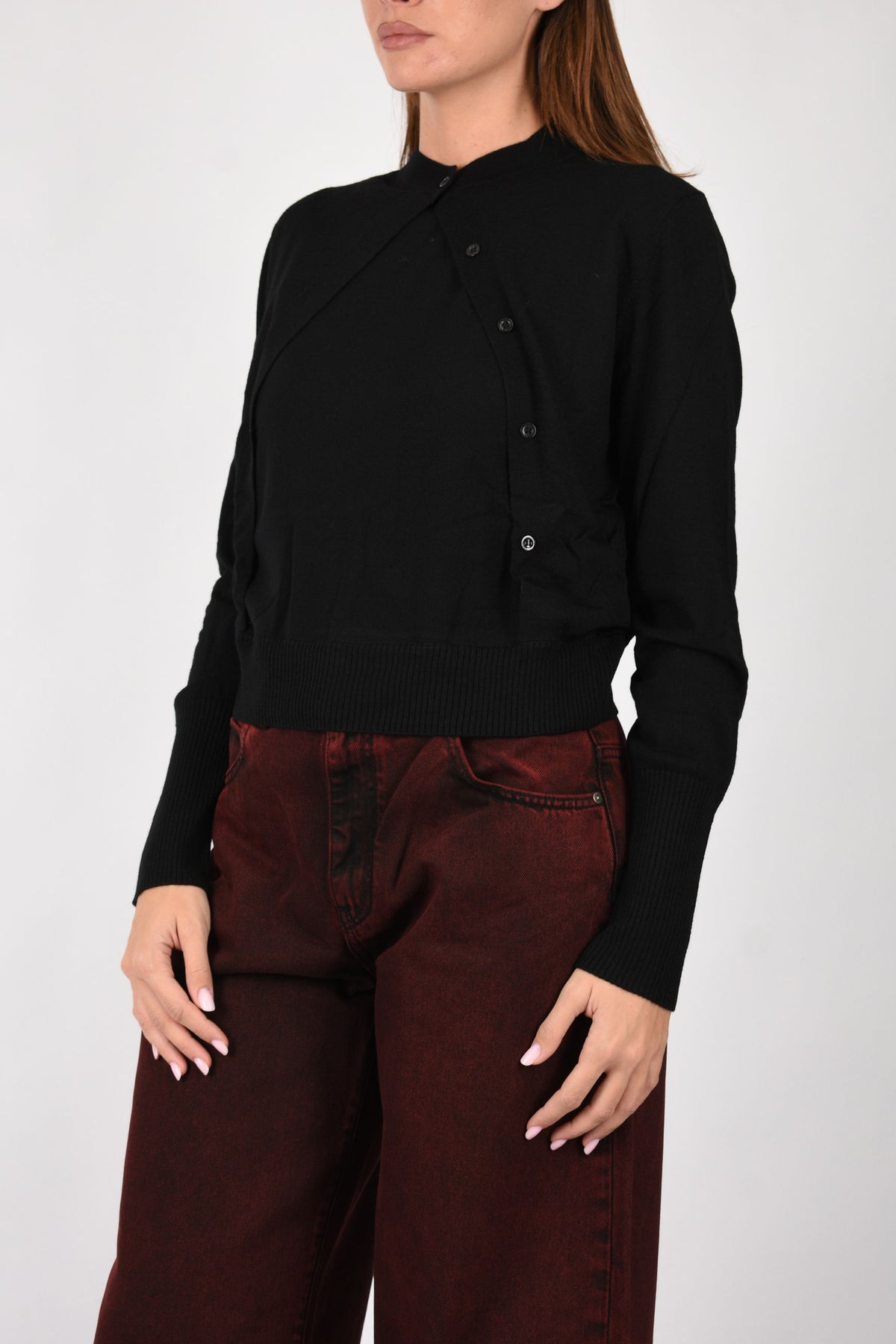 Maglia senza maniche con cardigan integrato 107259A3FY