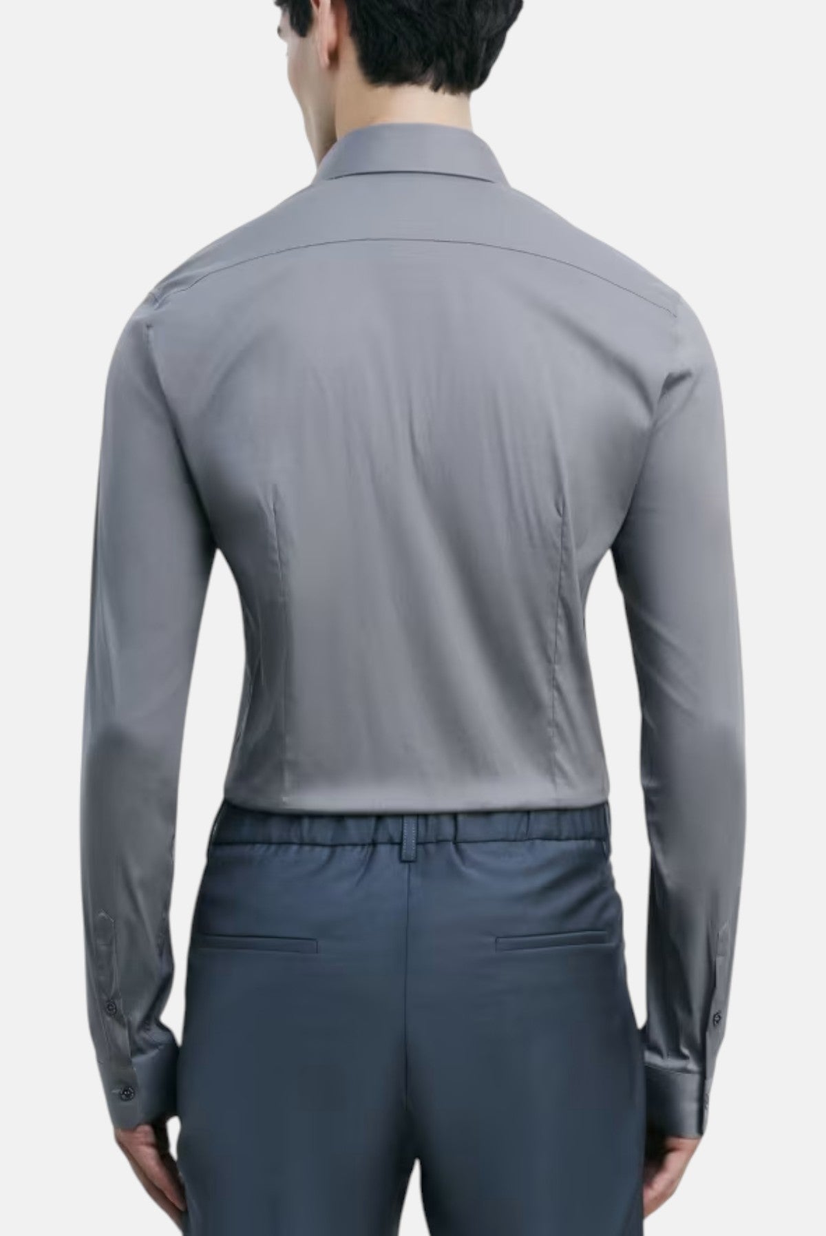 Camicia in popeline strech