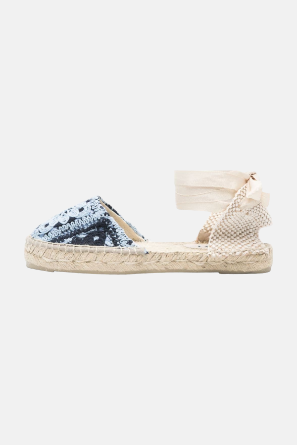 MANEBI espadrillas in cotone macramè