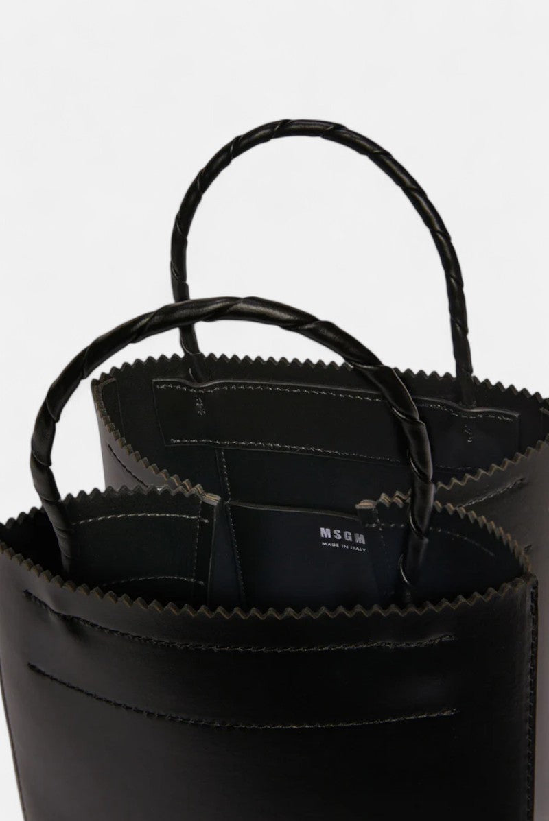 borsa tote piccola in pelle