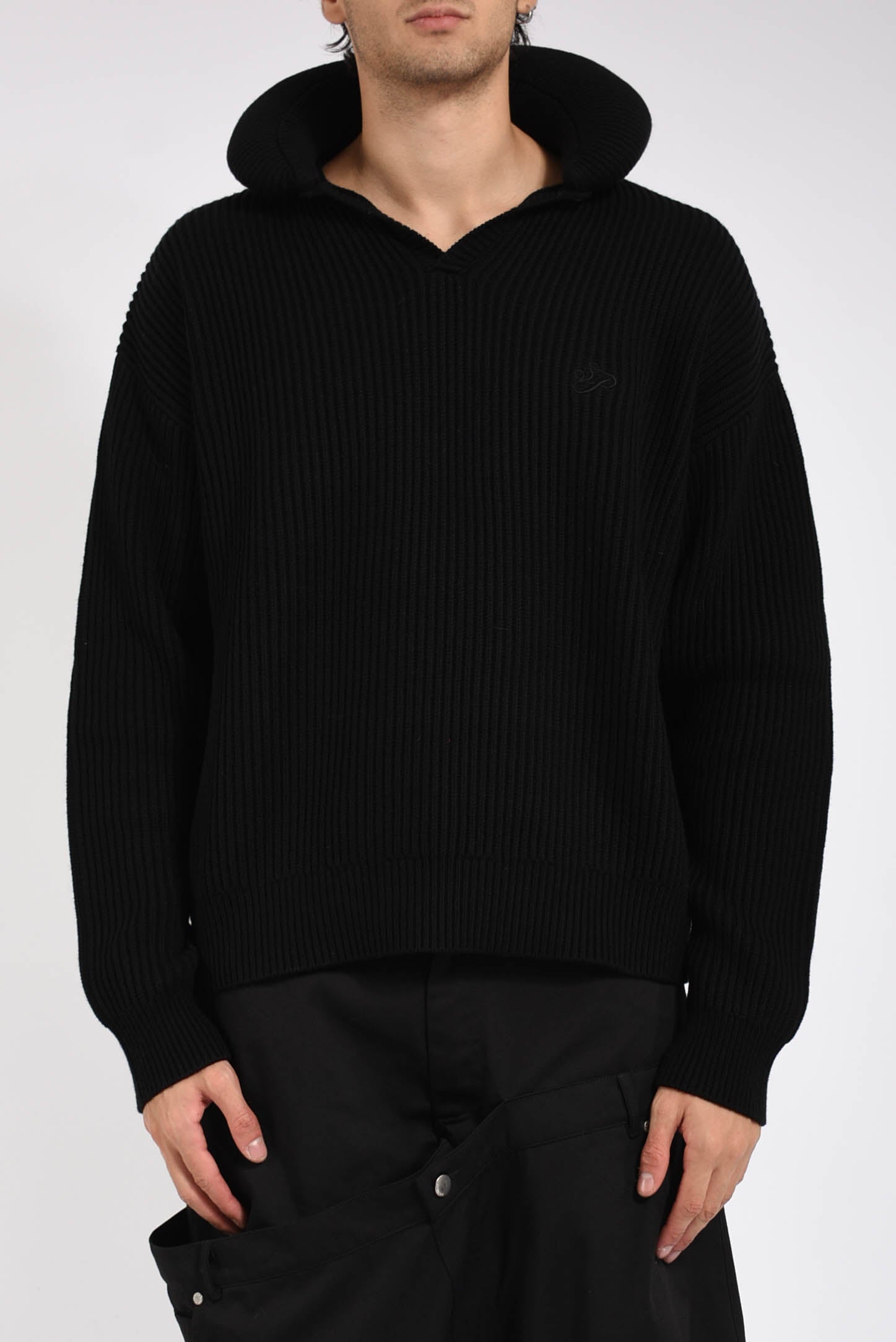 Maglia in lana a coste