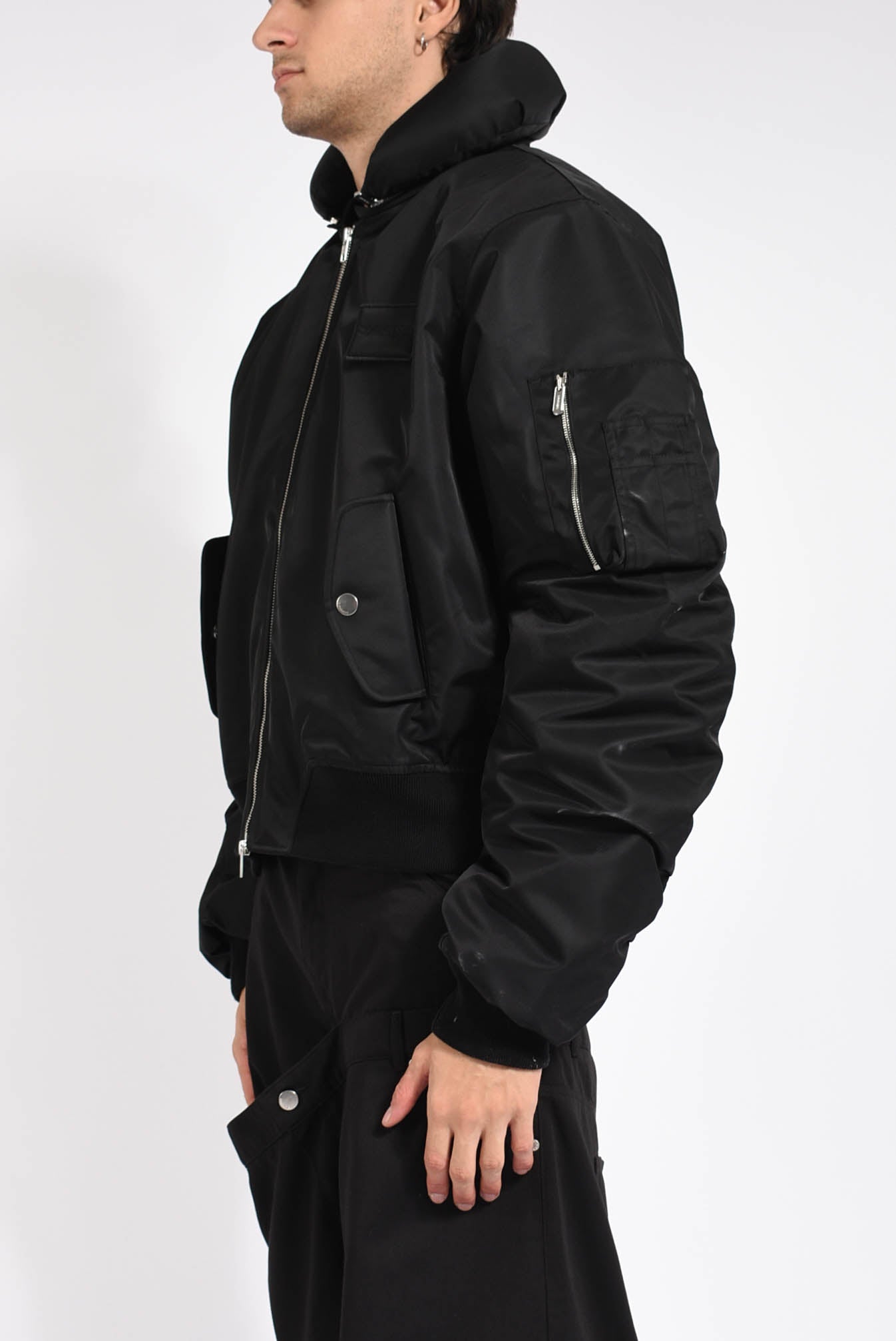 Bomber con collo cuscino