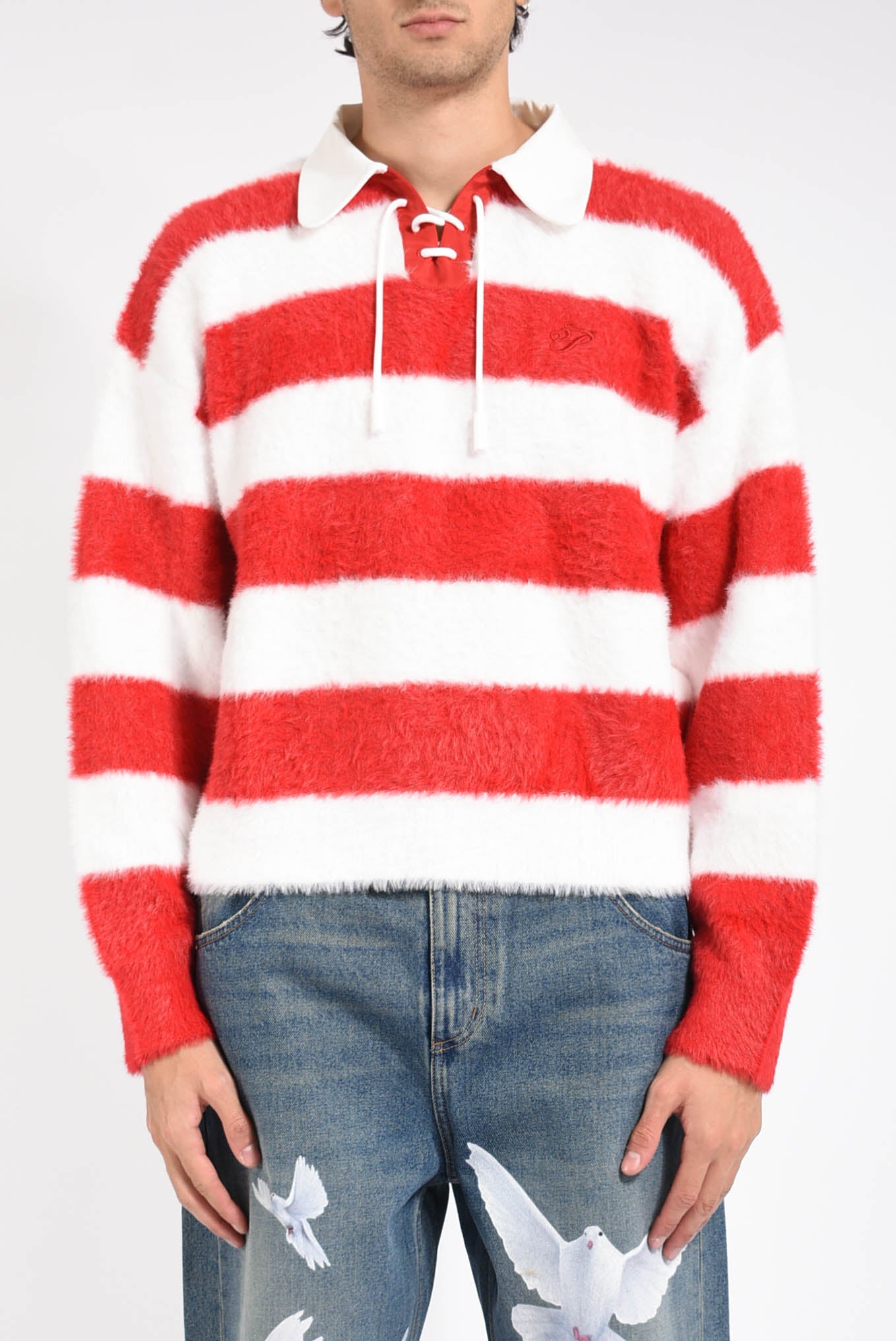 Polo in maglia soffice