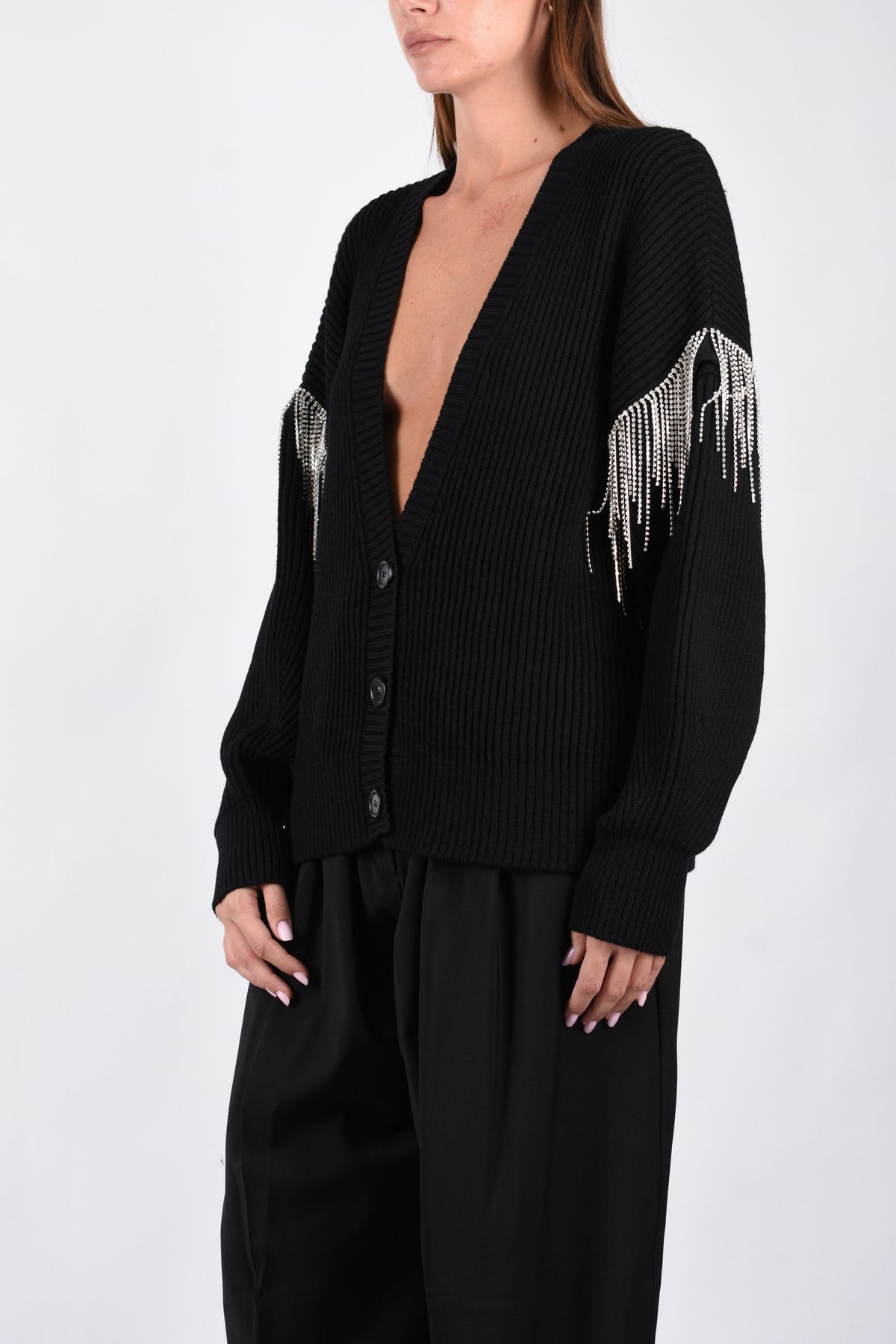 Cardigan over in pura lana PAGINE 2622346021