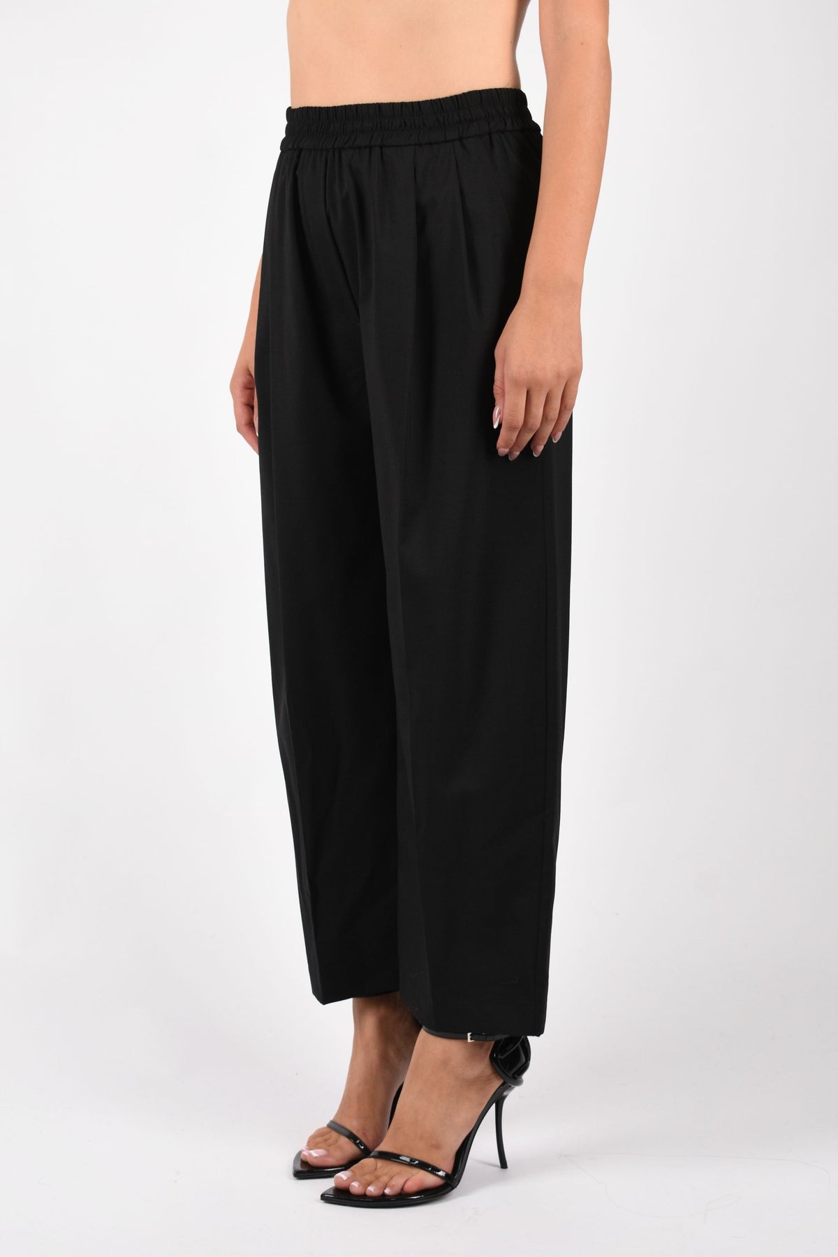PANTALONE IN MISTO LANA M6FH12