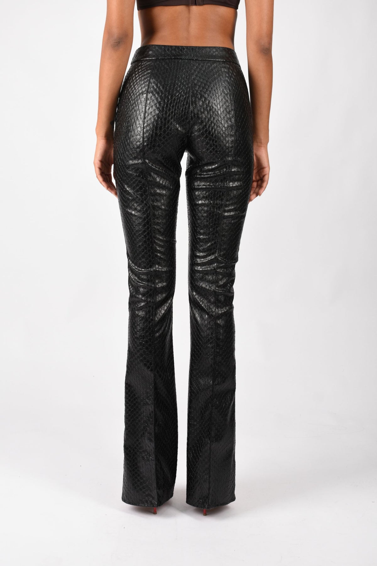 Pantaloni con trama a squame PA22567E2