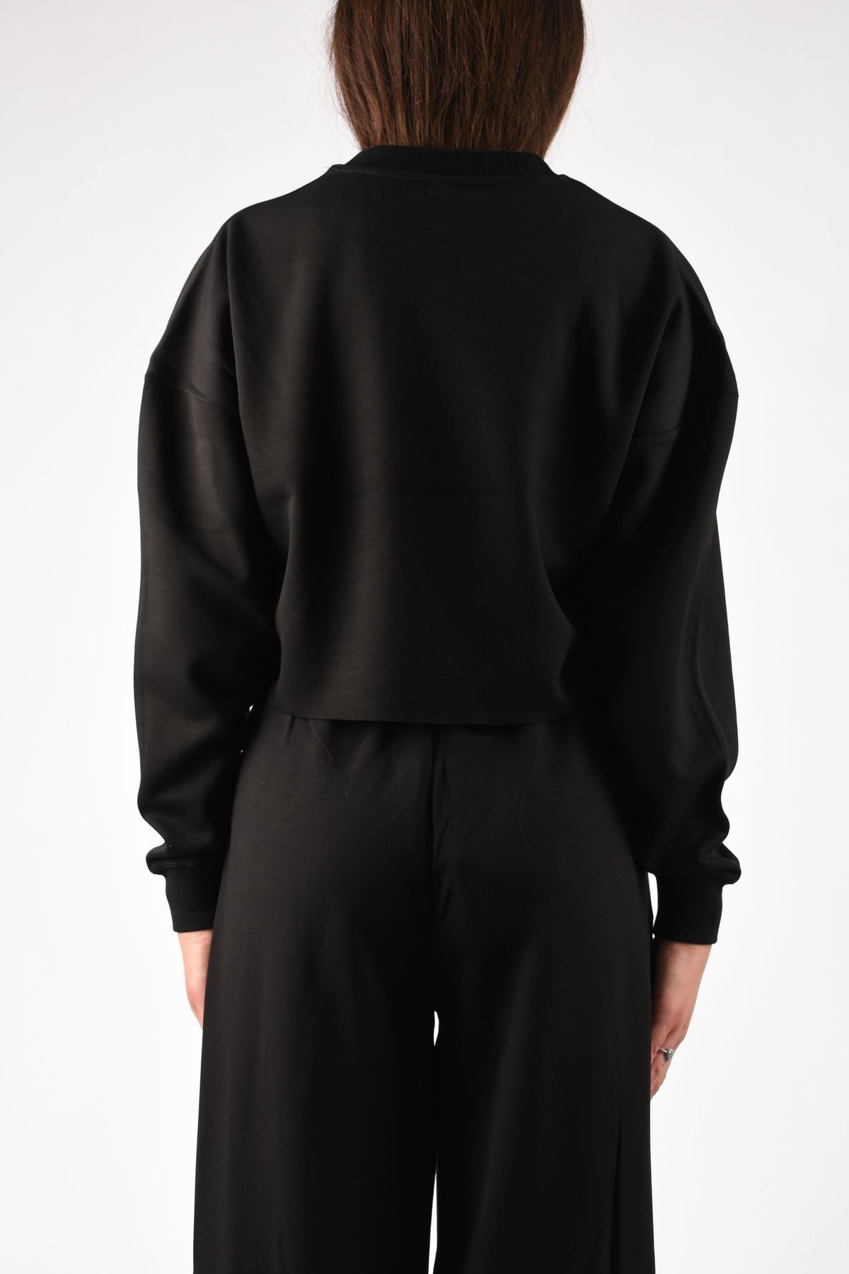 Felpa crop in scuba leggero stretch BLAKE UTLT A223070TJBU