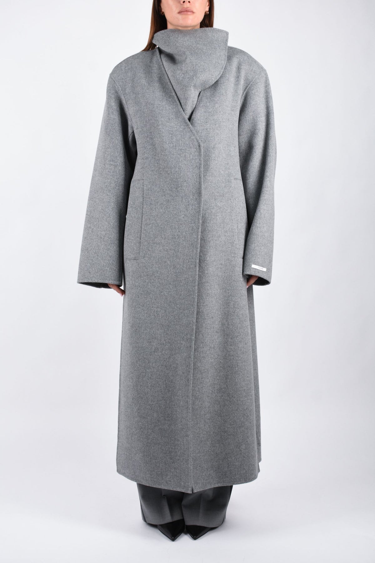 Cappotto lungo in pura lana ASSENSO 2622016043