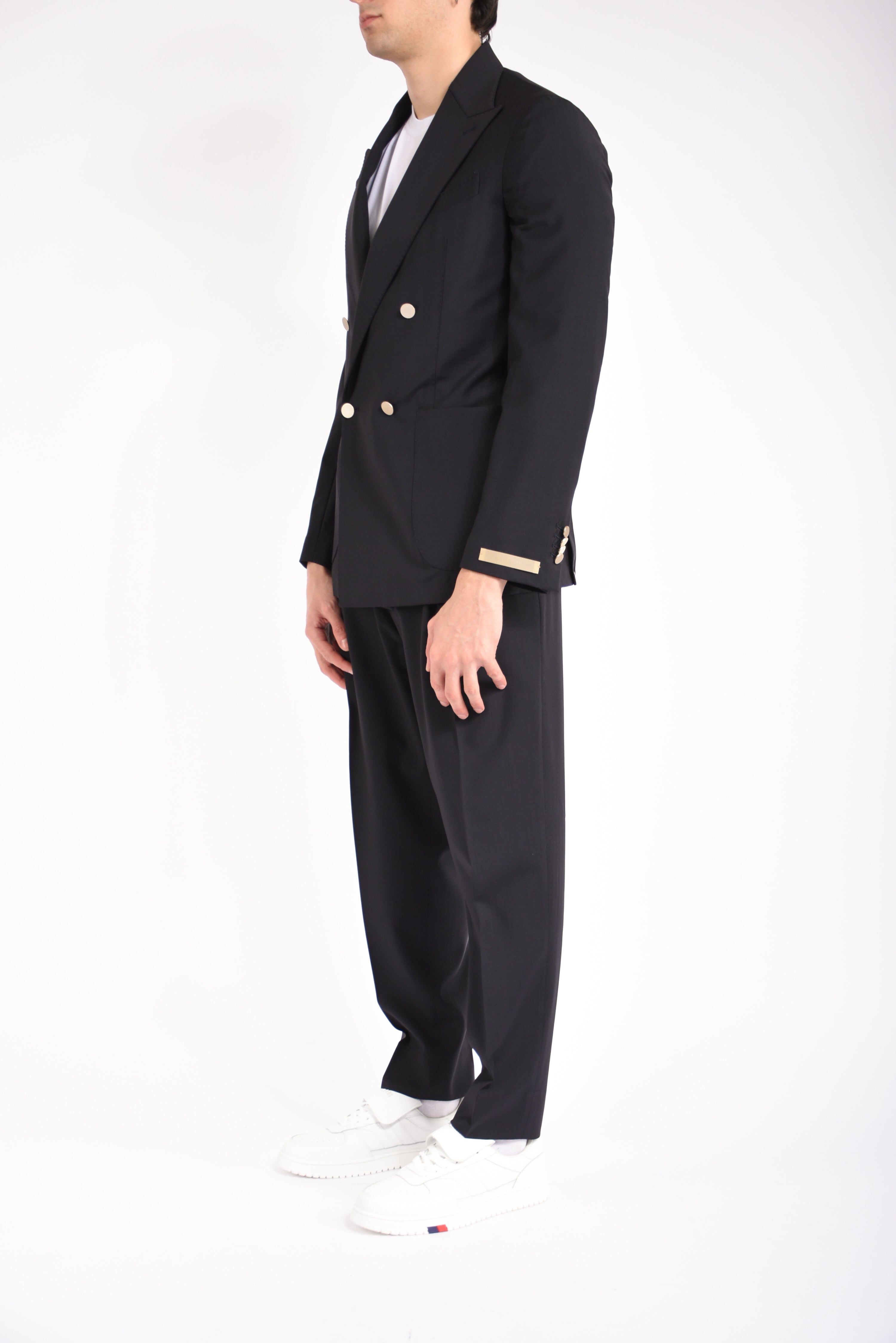 Abito doppiopetto bolgheri in fresco lana