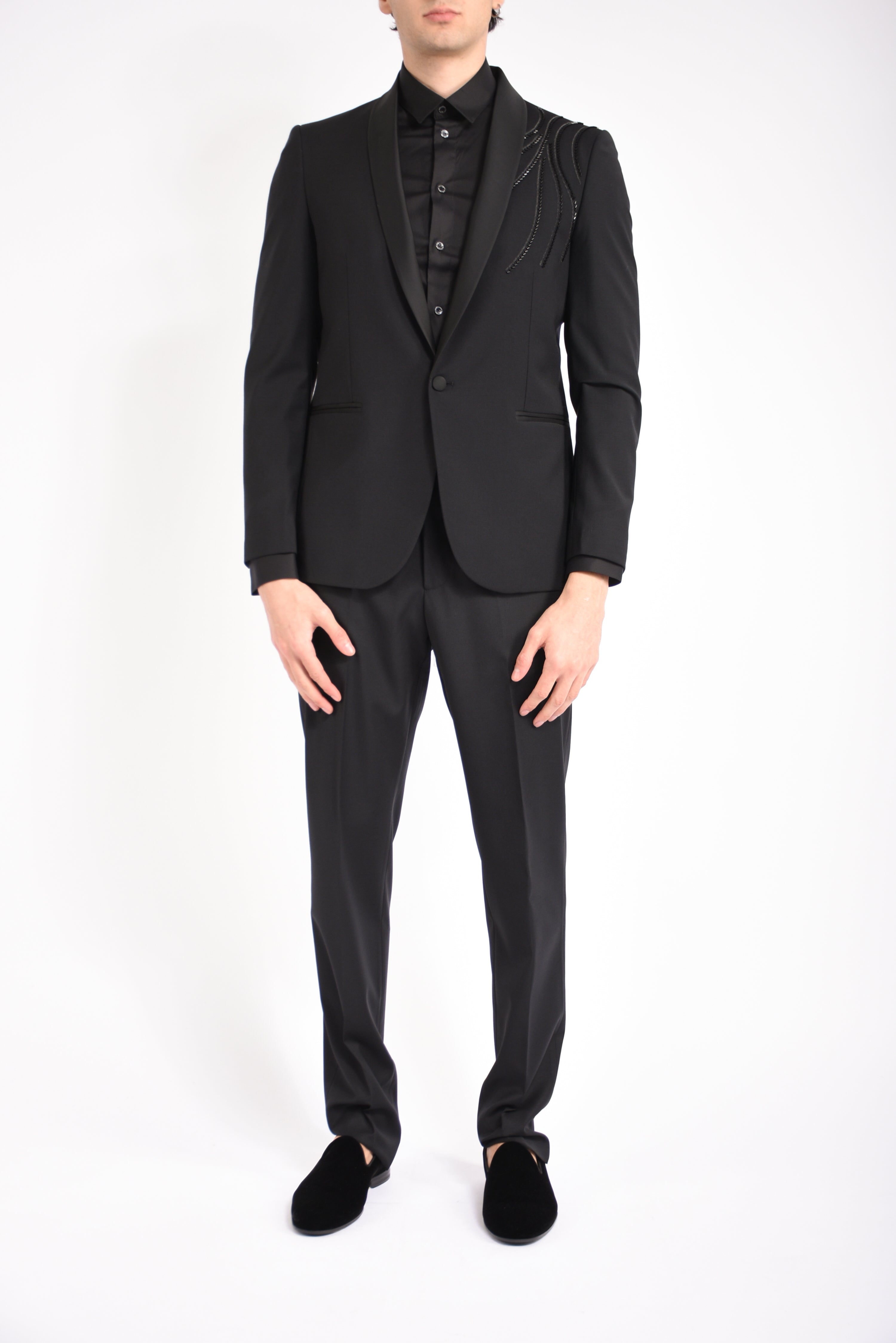 Abito smoking monopetto