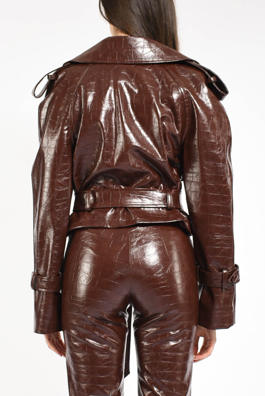 giubbino in ecopelle