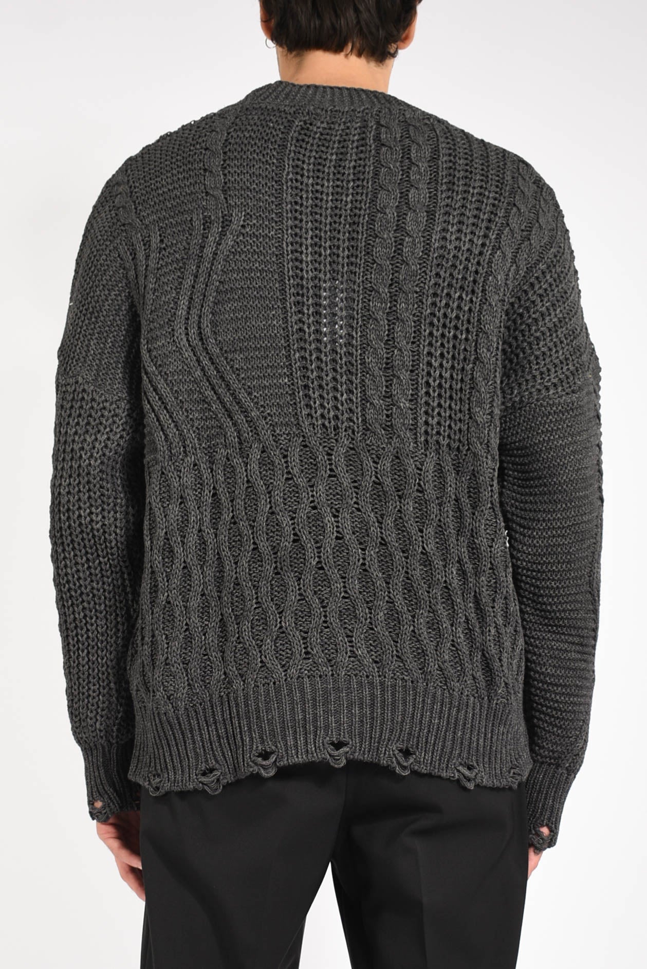 Cardigan in misto lana