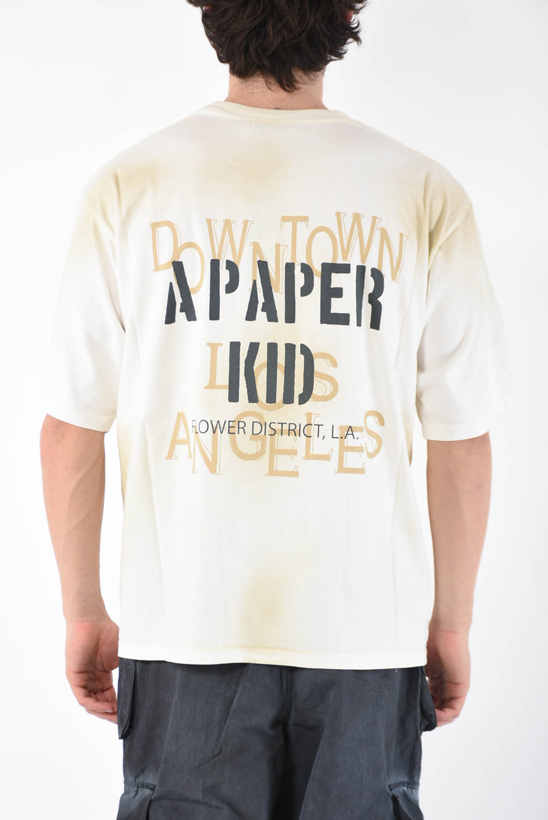 A PAPER KID T-shirt in cotone