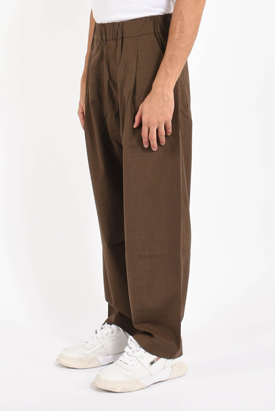 Pantaloni in misto lana