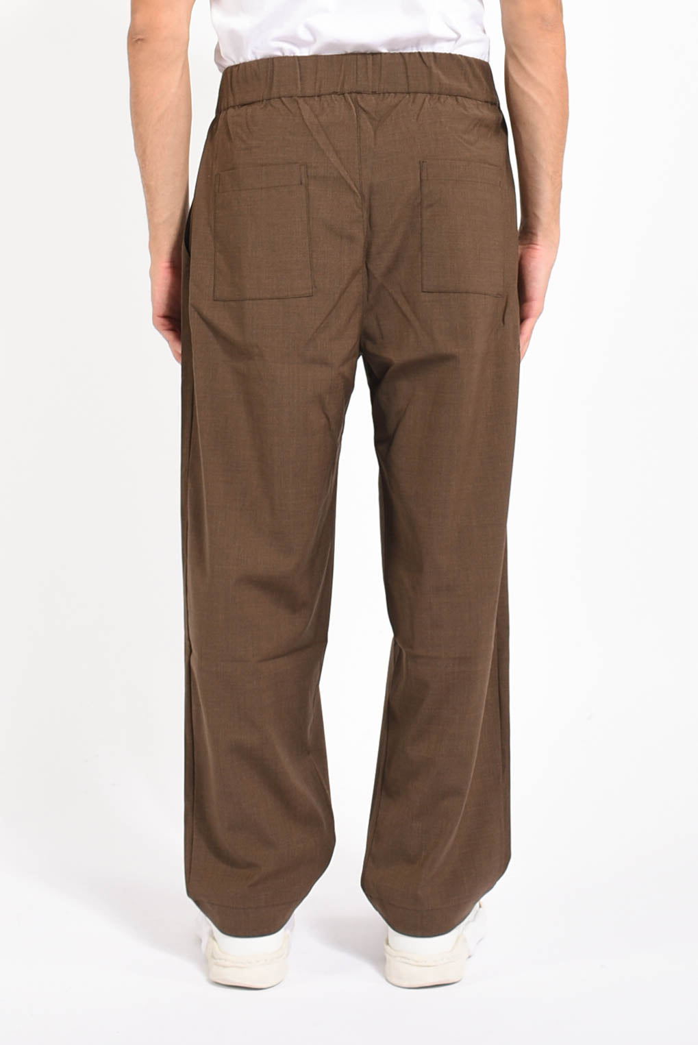 Pantaloni in misto lana