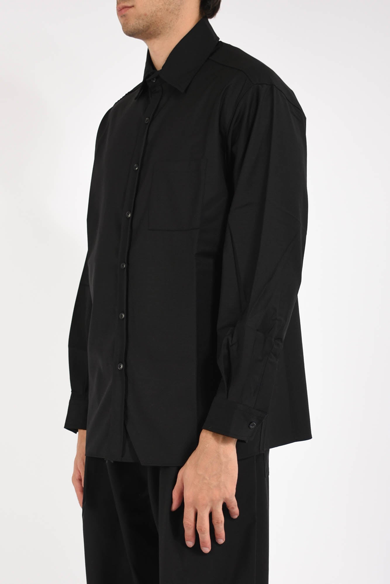 Camicia in misto lana