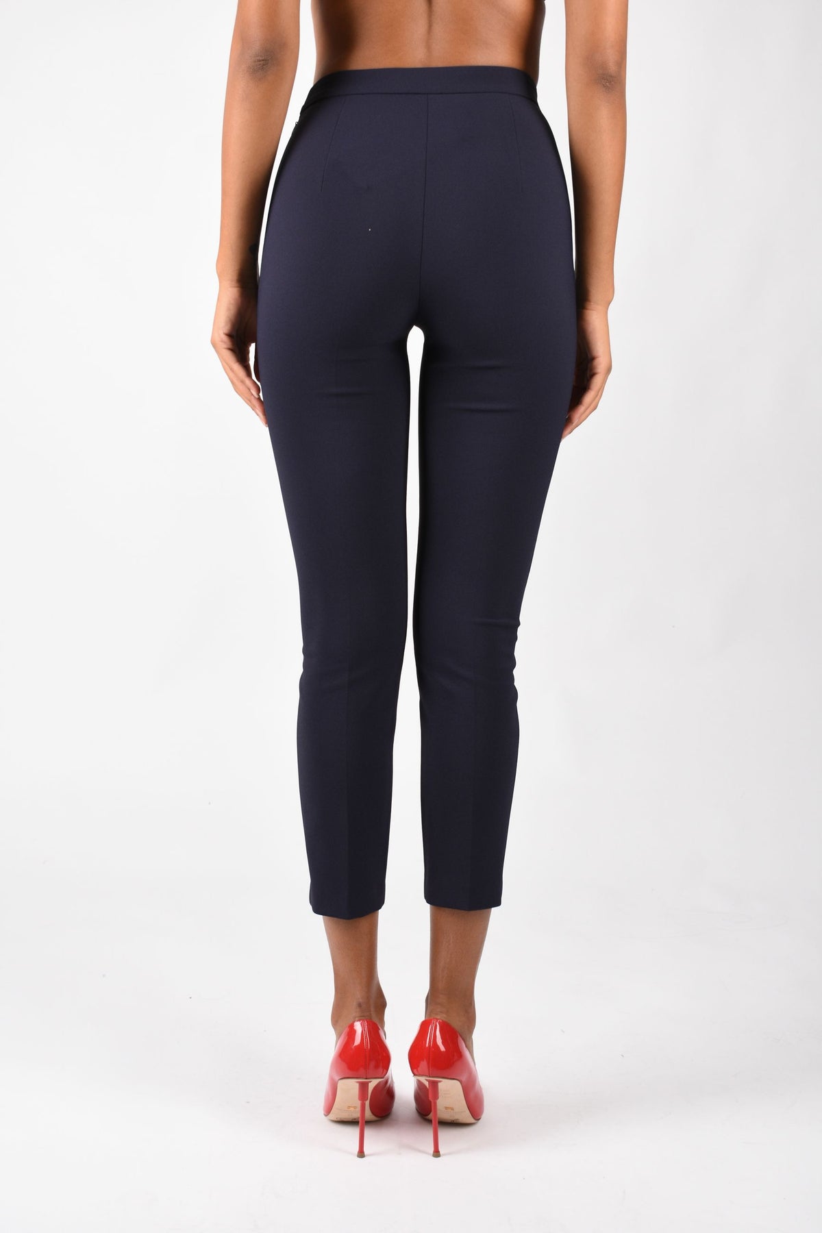 Pantaloni in doppio crêpe stretch PA19566E2