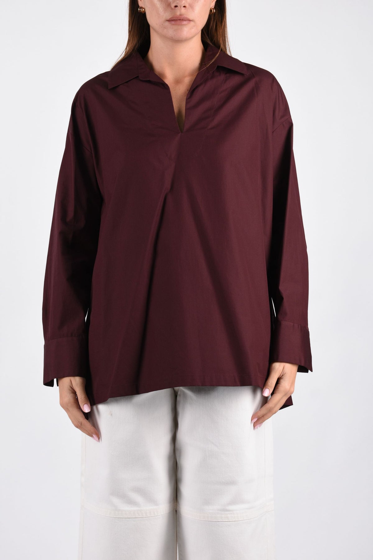 Blusa in popeline di cotone SMMCRISTEL 2629196031600