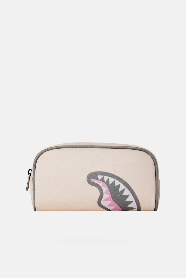 SPRAYGROUND pochette shark central rose pencil