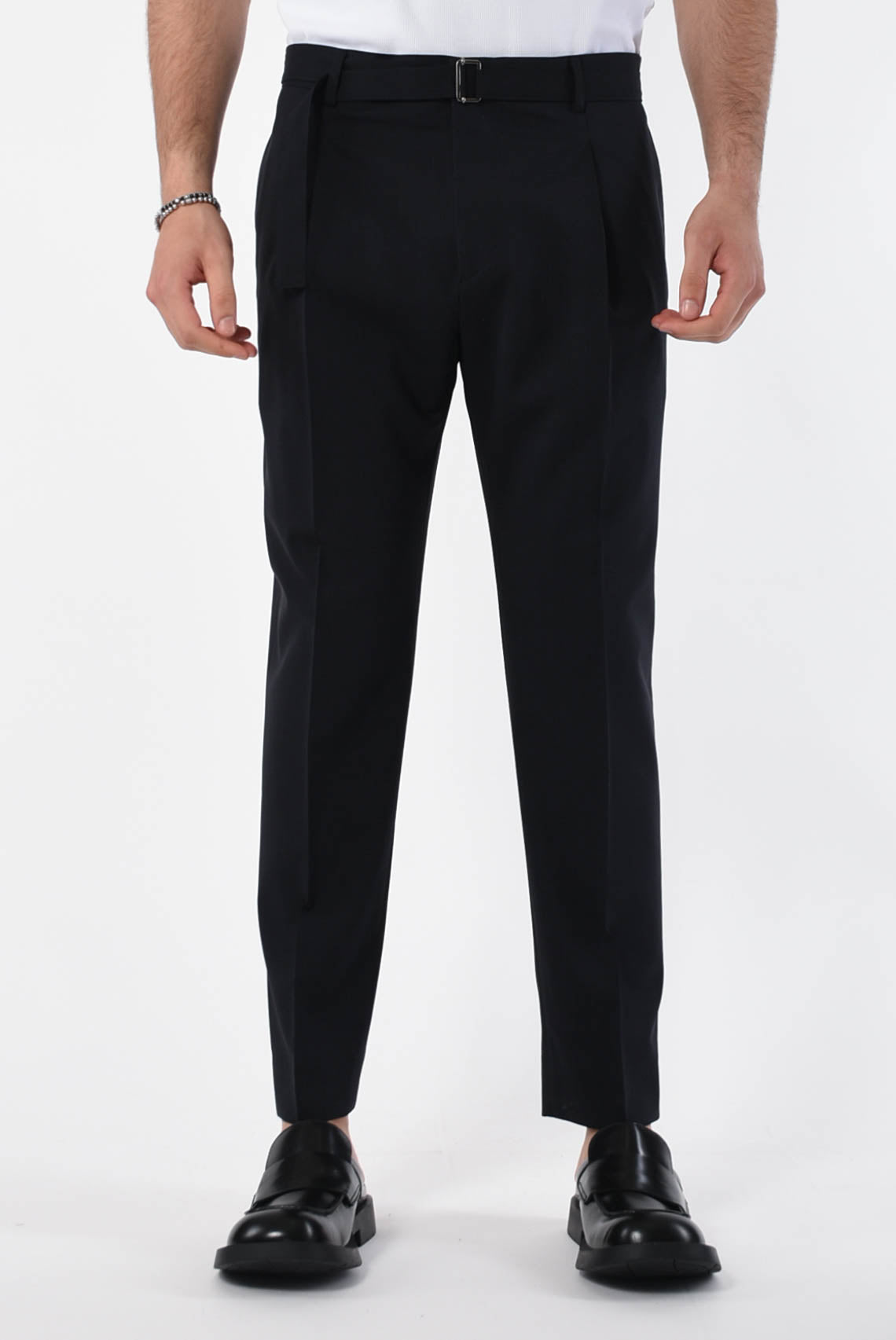 BEABLE CONCEPT Pantaloni andy in fresco lana