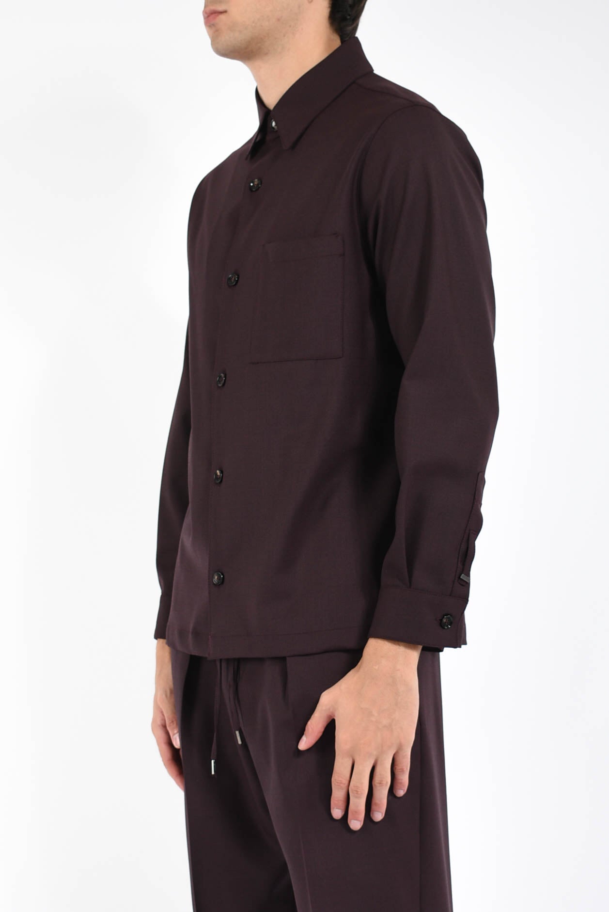 Camicia blake in misto lana