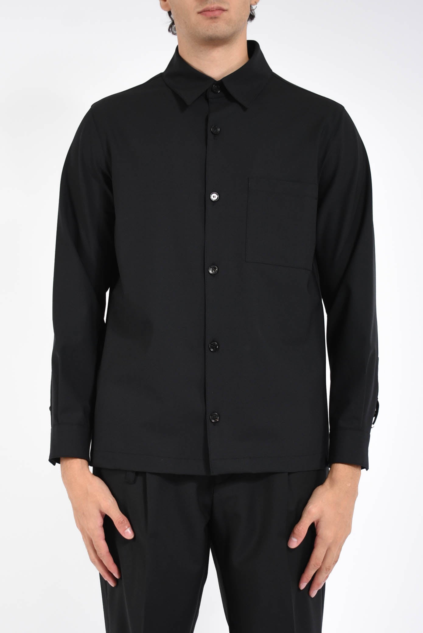 Camicia blake in misto lana