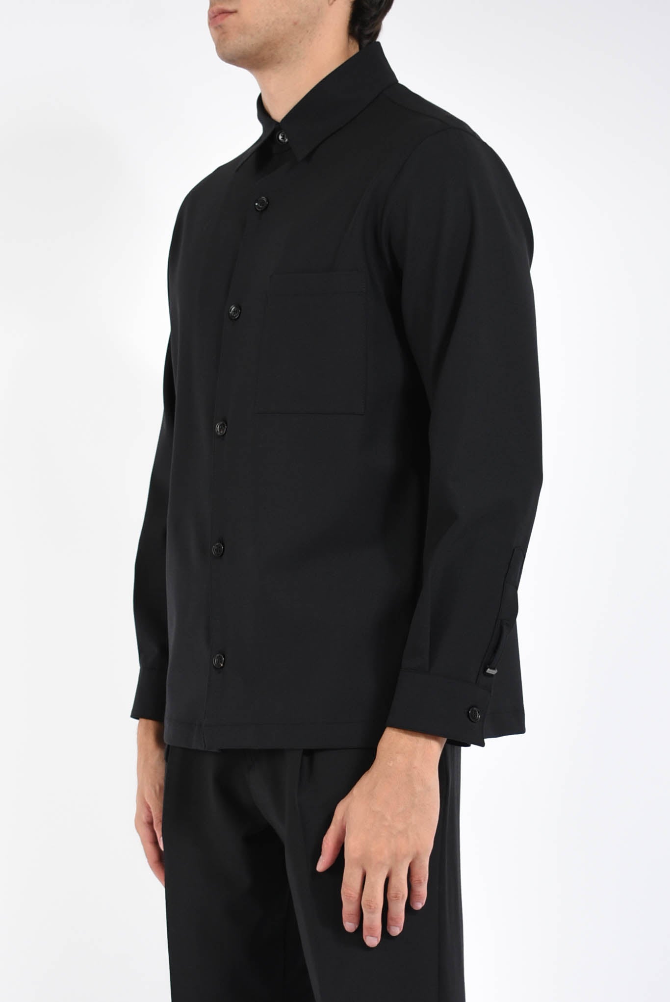 Camicia blake in misto lana