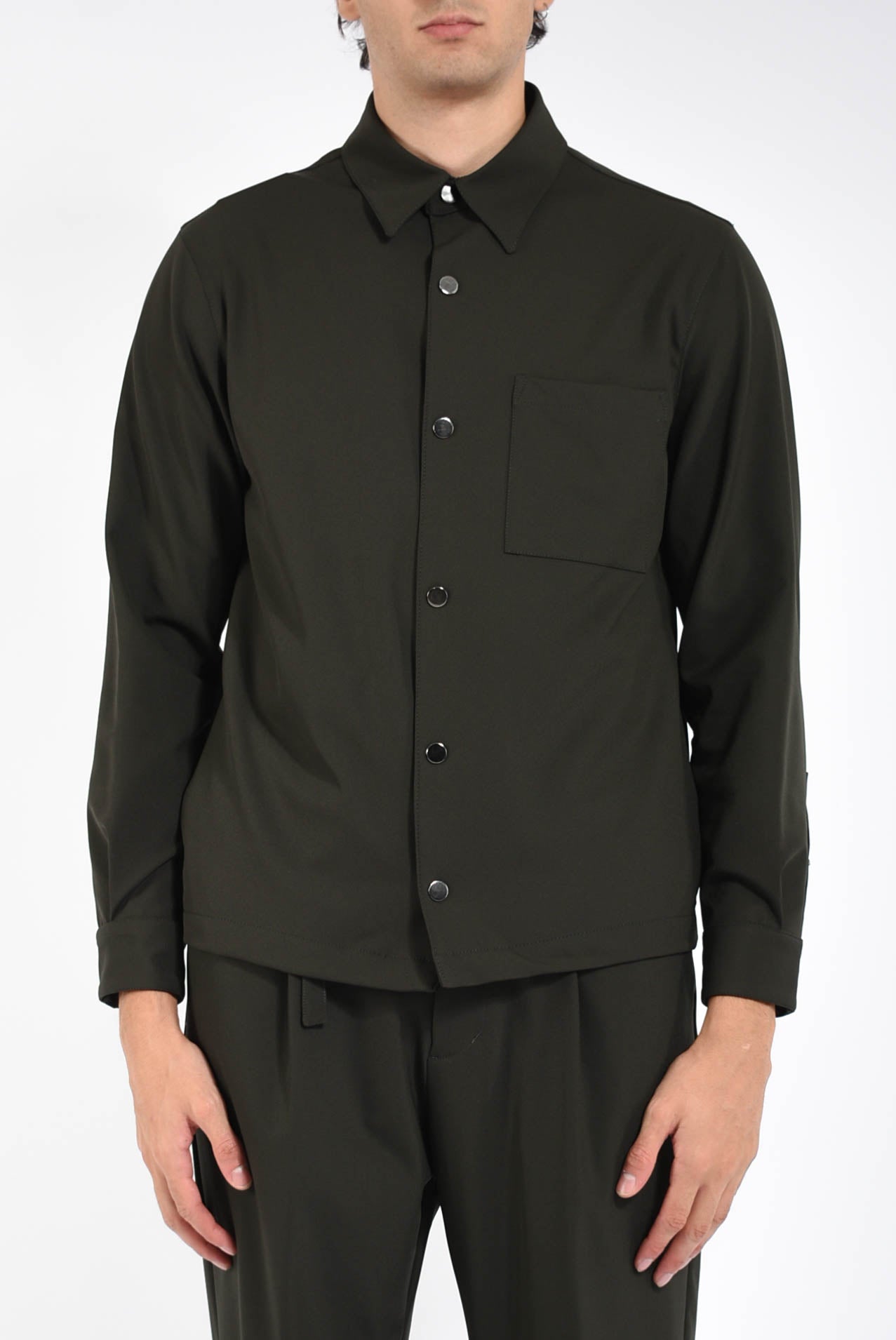 Camicia leroy in tessuto tecnico