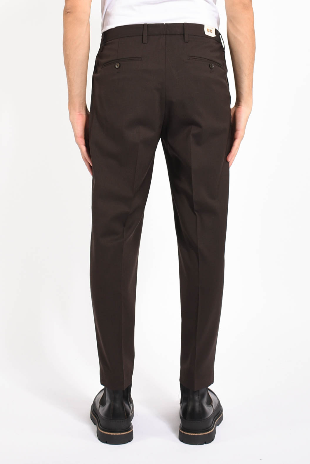 Pantaloni portobellos in misto lana