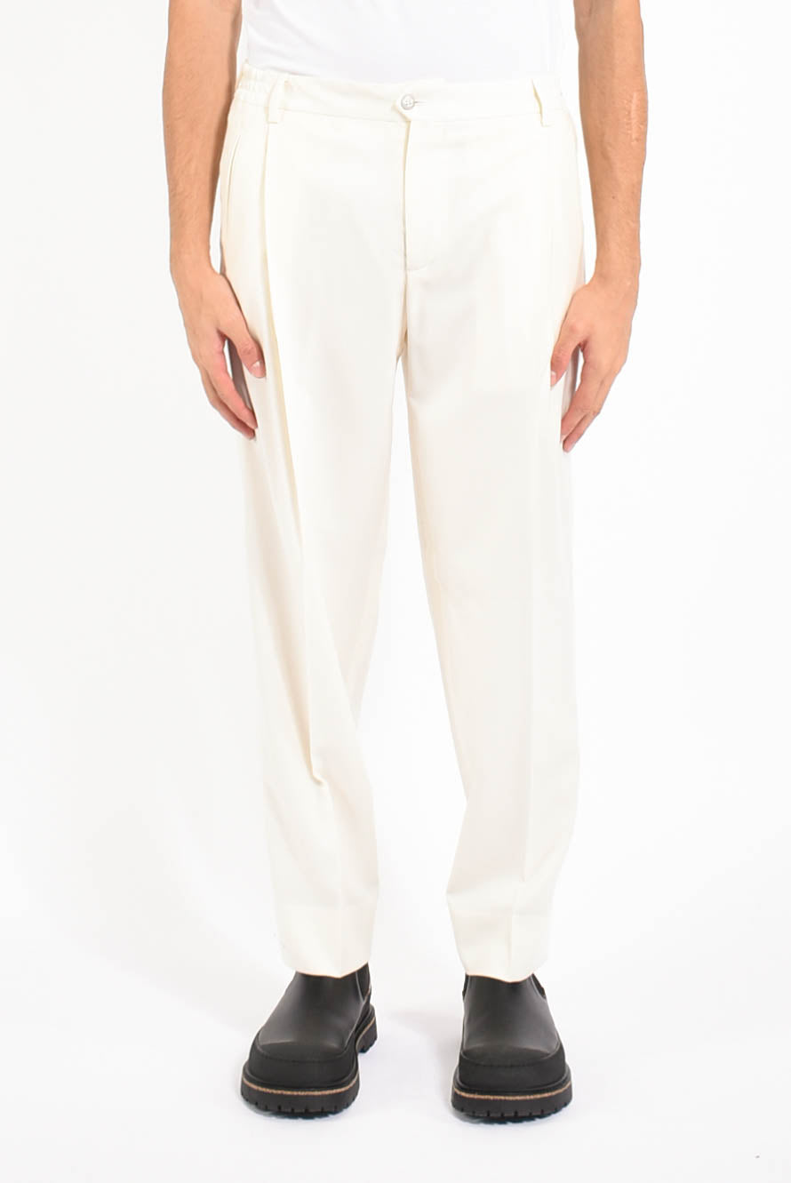 Pantaloni manhattans in lana