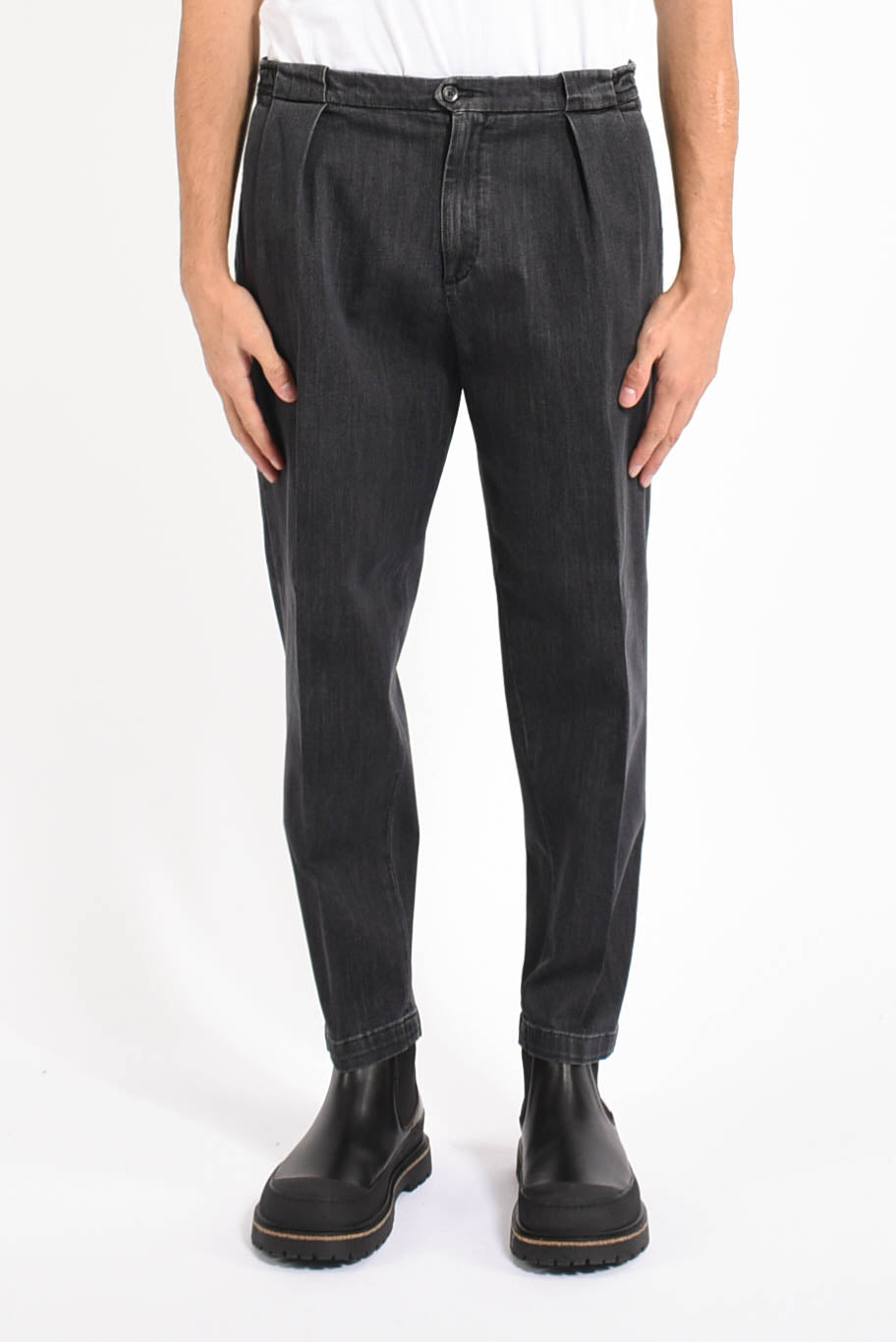 Pantaloni portobellos in denim