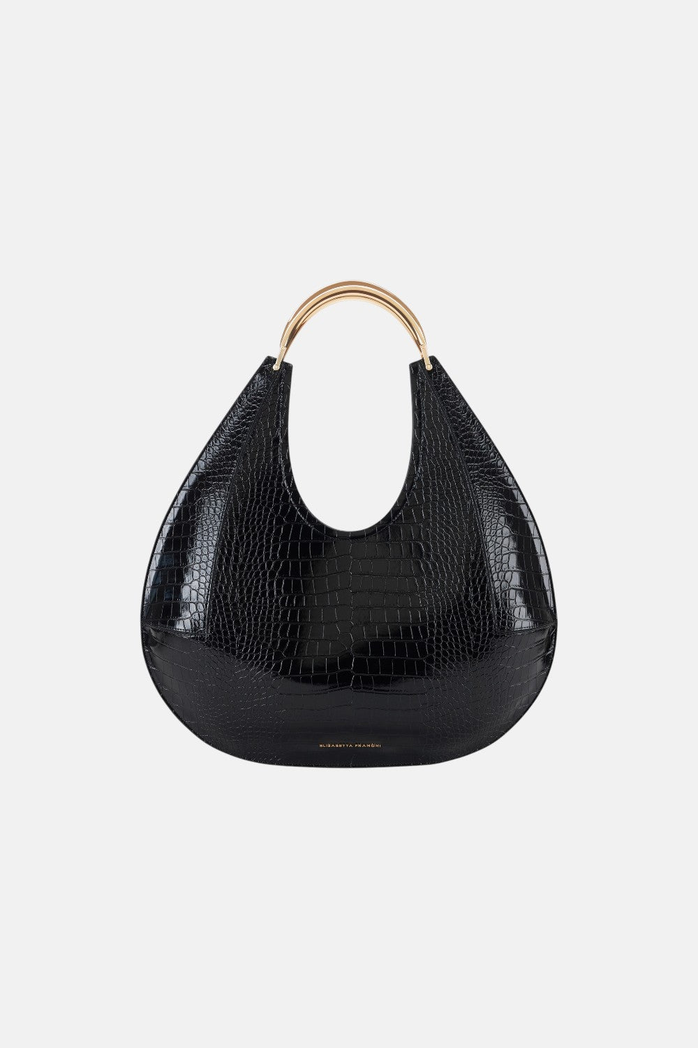 borsa a mano grande con manico gioiello