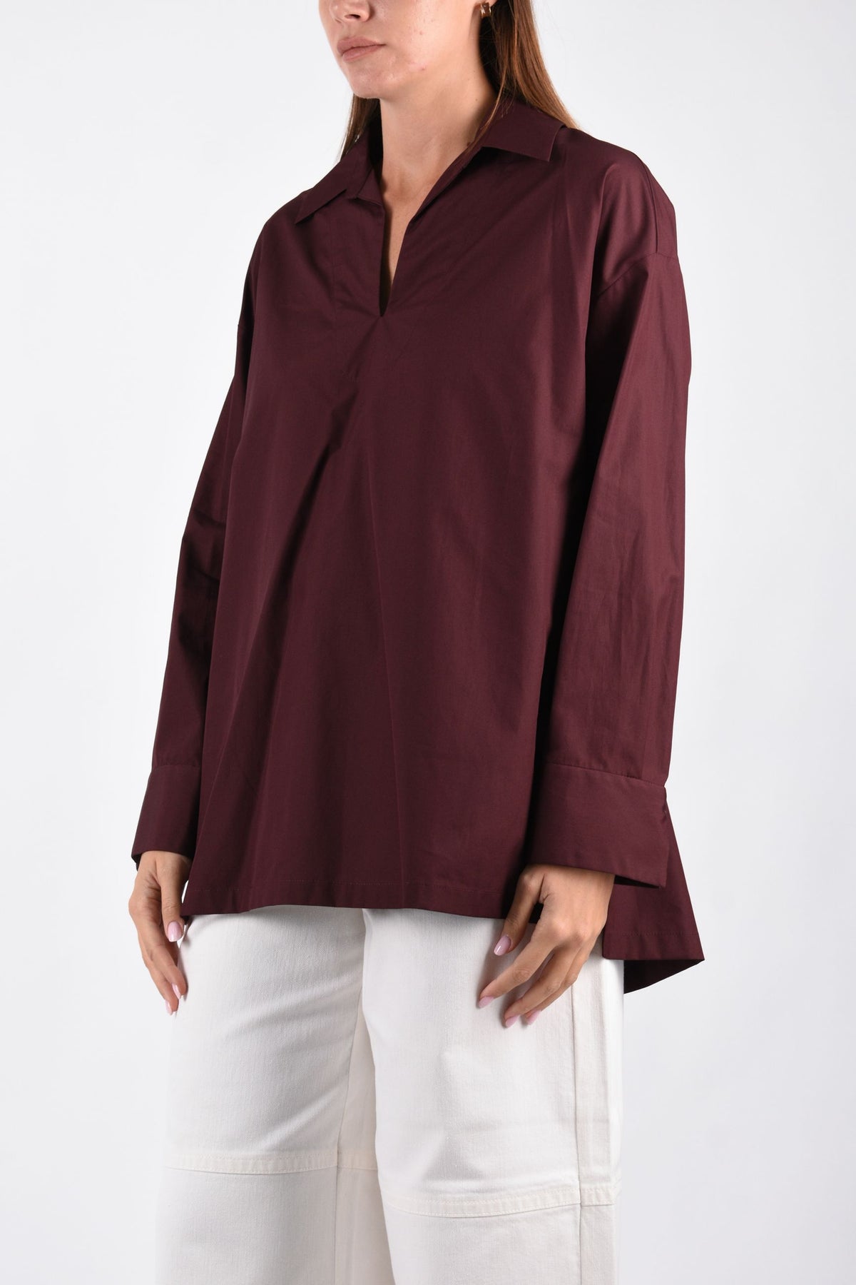 Blusa in popeline di cotone SMMCRISTEL 2629196031600