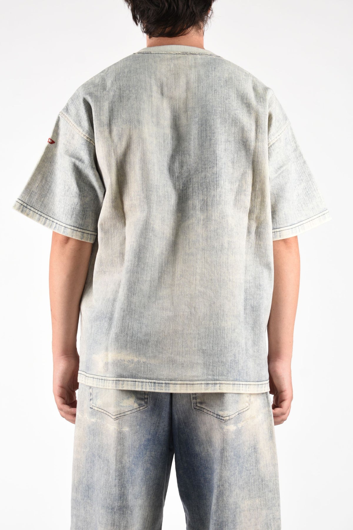T-shirt d-box in denim A19154068XM